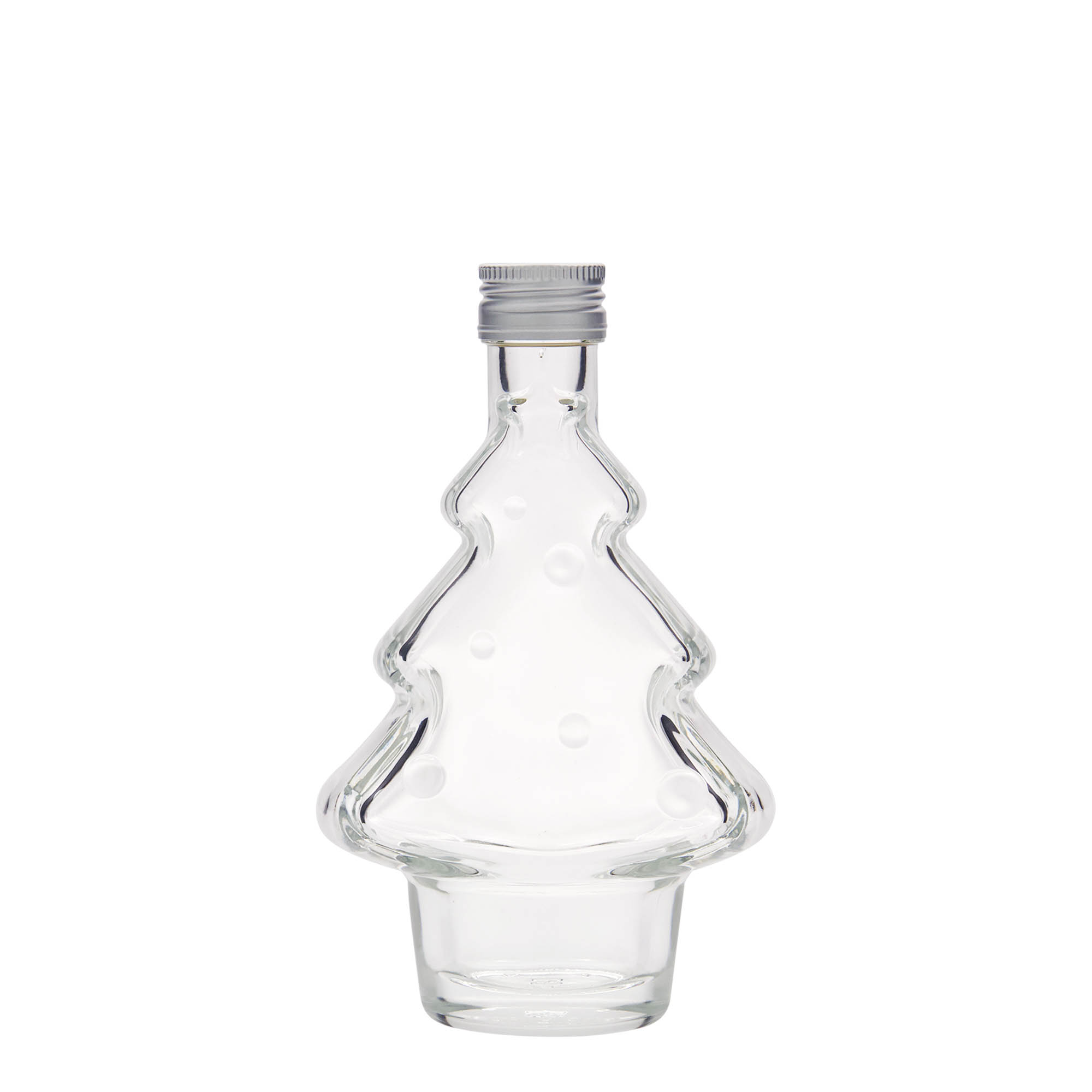200 ml Glasflasche «Tannenbaum», Mündung: PP 28
