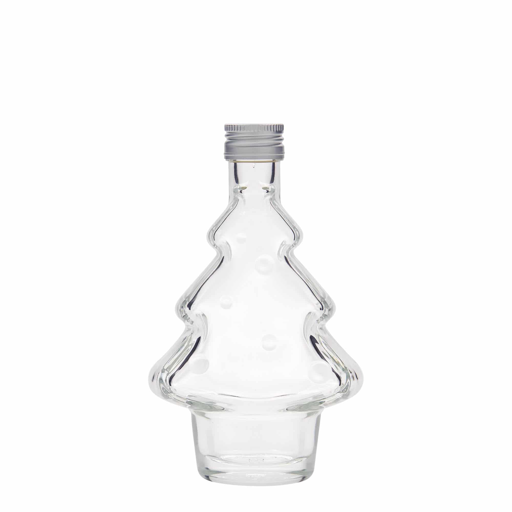 200 ml Glasflasche «Tannenbaum», Mündung: PP 28
