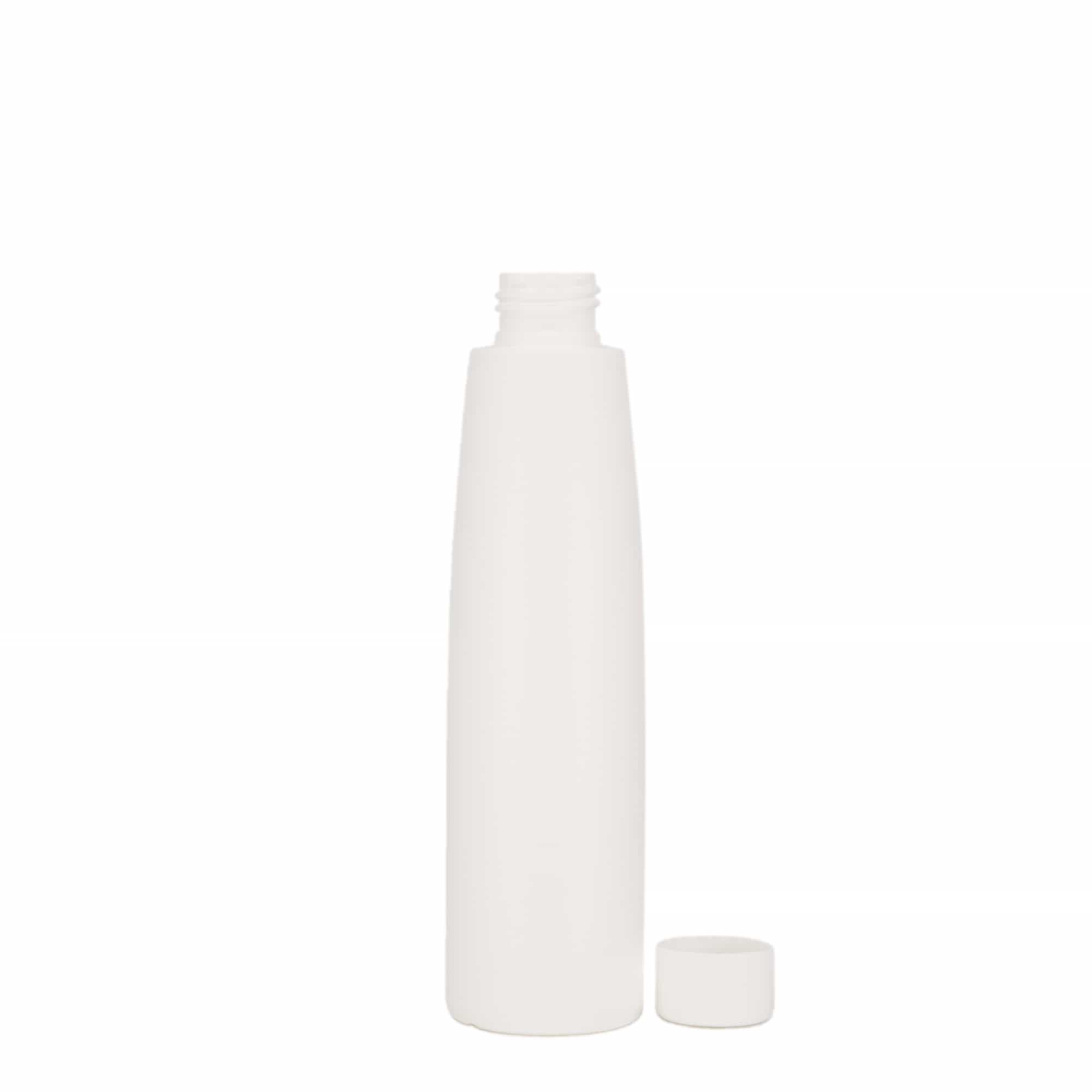200 ml Kunststoffflasche «Donald», HDPE, weiss, Mündung:  24/410