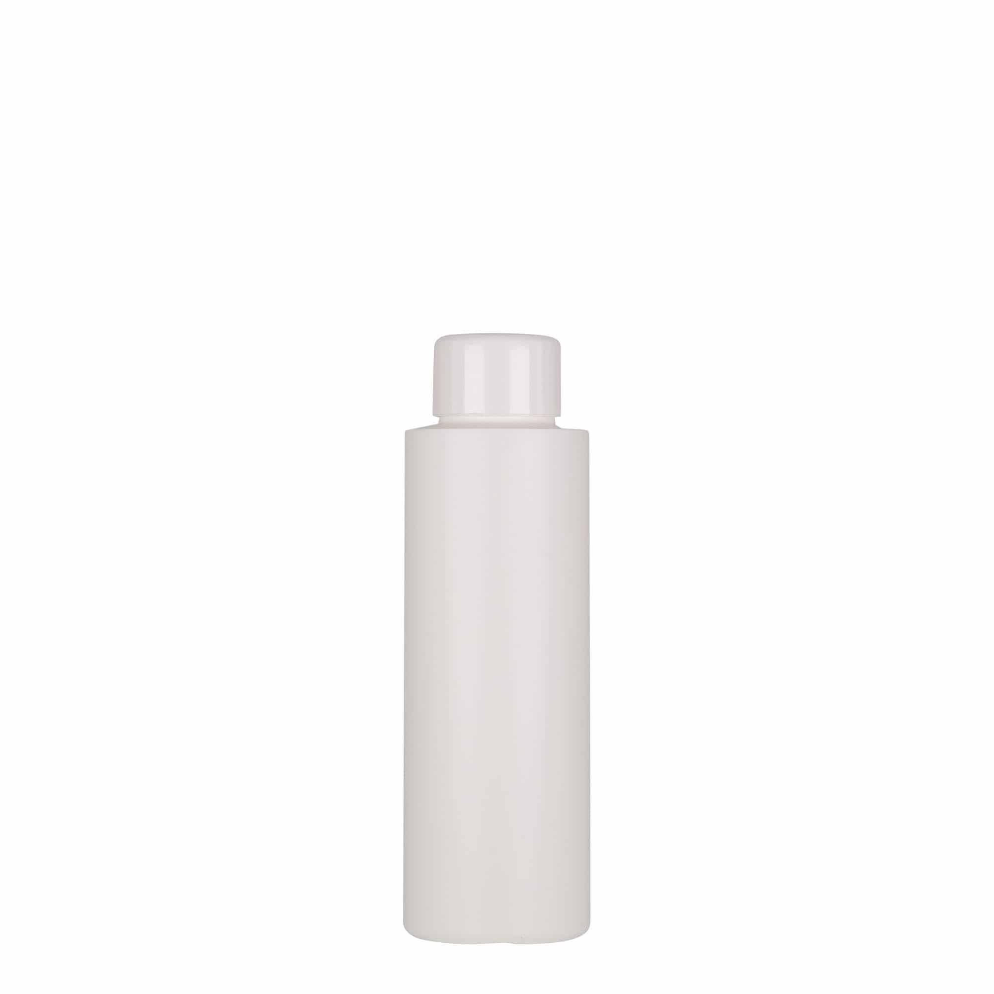 100 ml Kunststoffflasche «Pipe», Braskem®, weiss, Mündung:  24/410