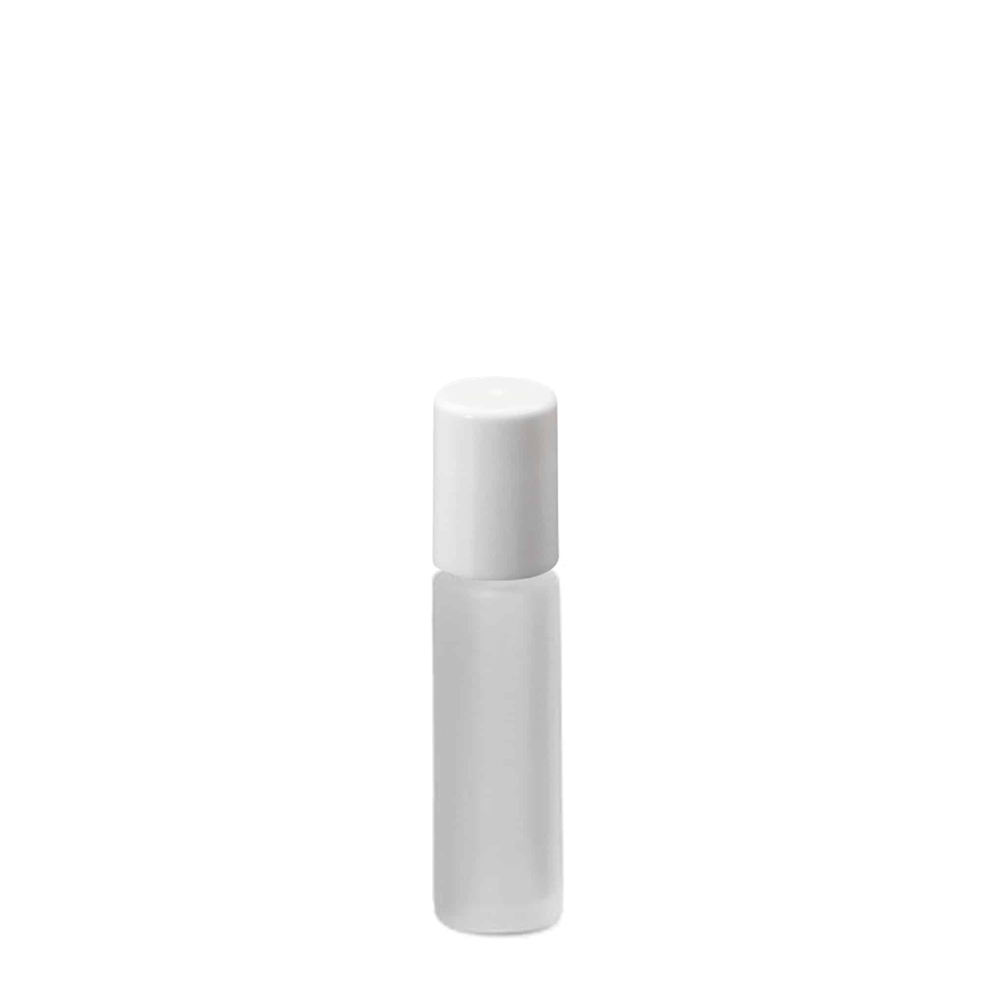 10 ml Roll-On-Flasche, Glas, geeist, Mündung: Schraubverschluss