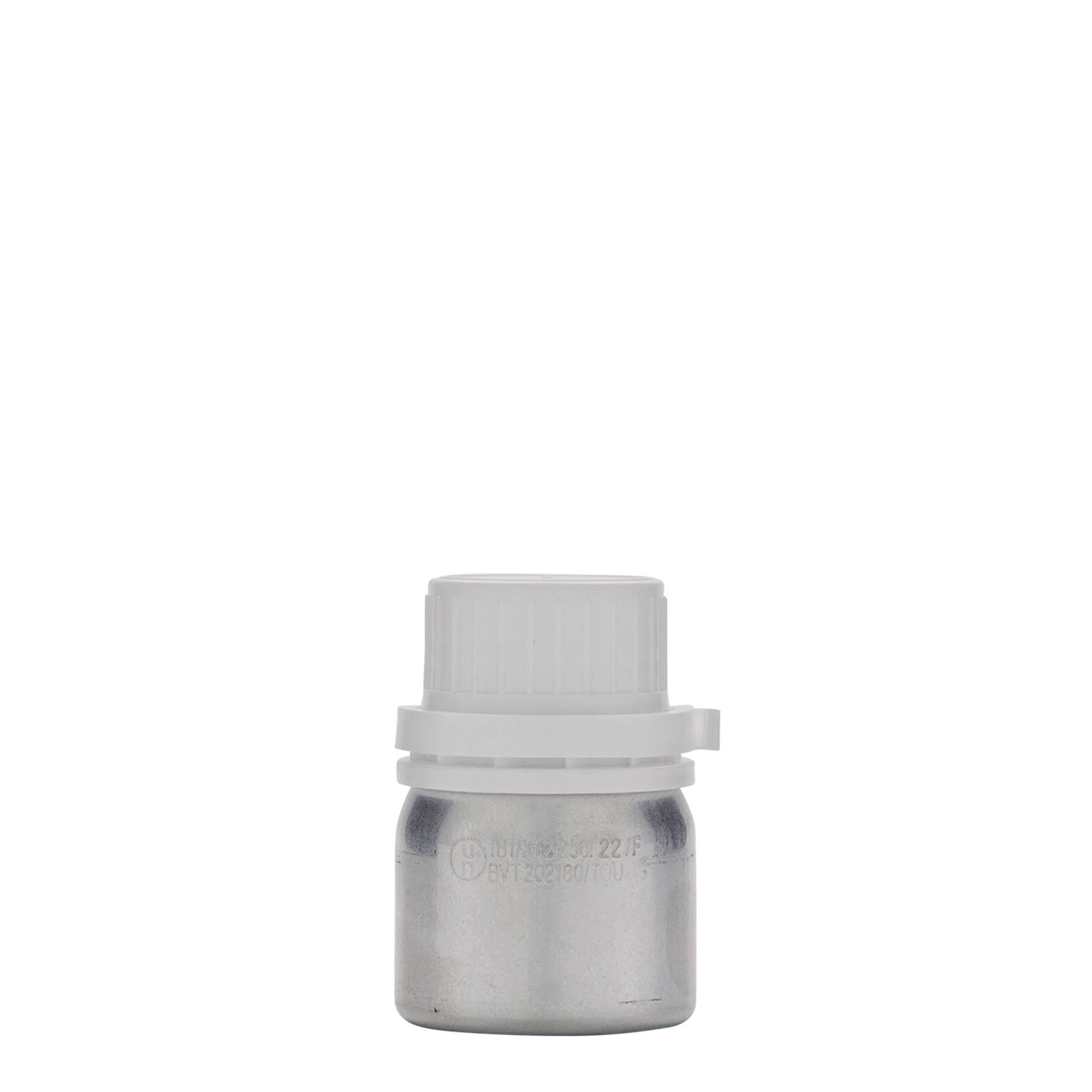 50 ml Aluminiumflasche, Metall, silber, Mündung: DIN 32 50 ml Aluminiumflasche, Metall, silber, Mündung: DIN 32