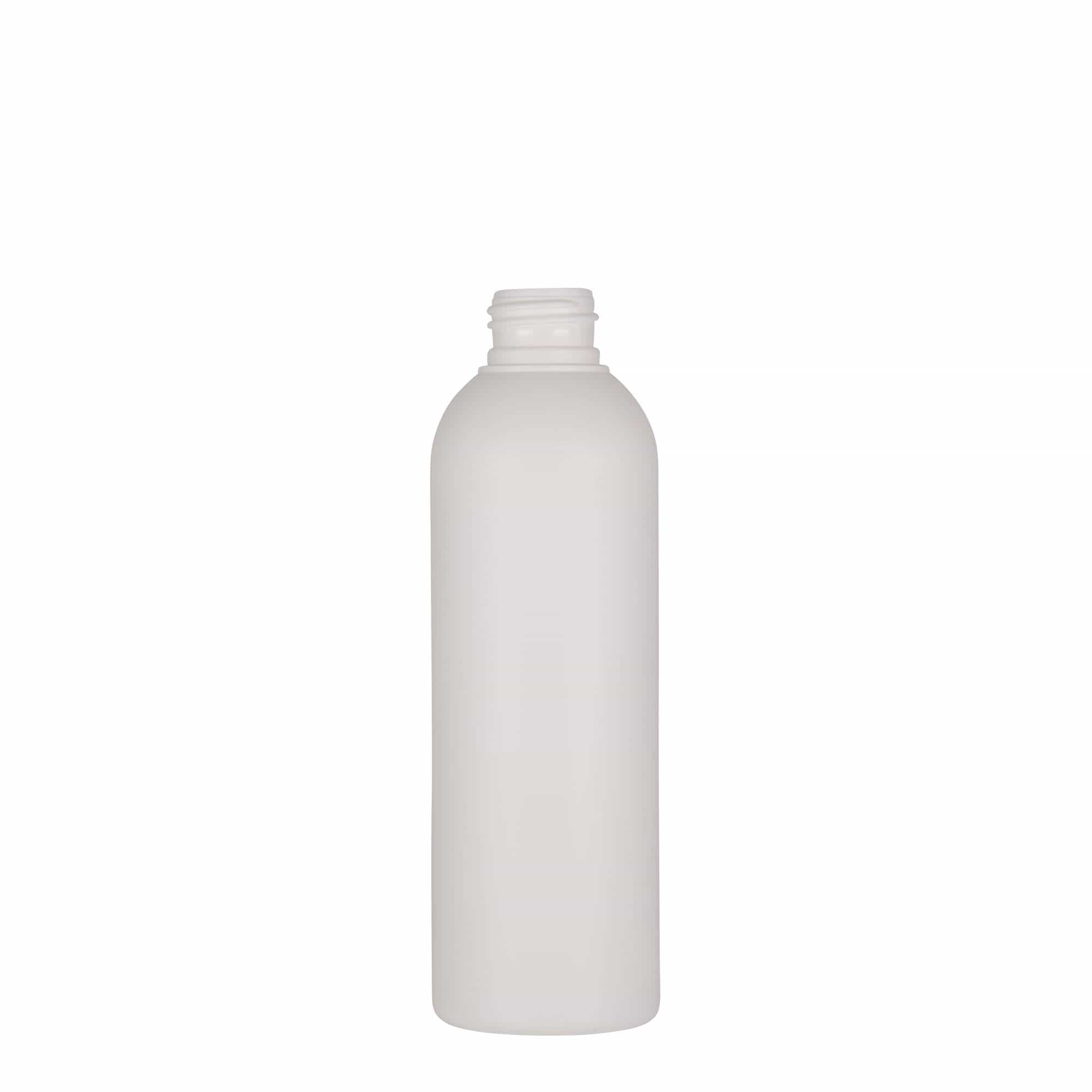 200 ml Kunststoffflasche 'Tuffy', HDPE, weiß, Mündung: 24/410