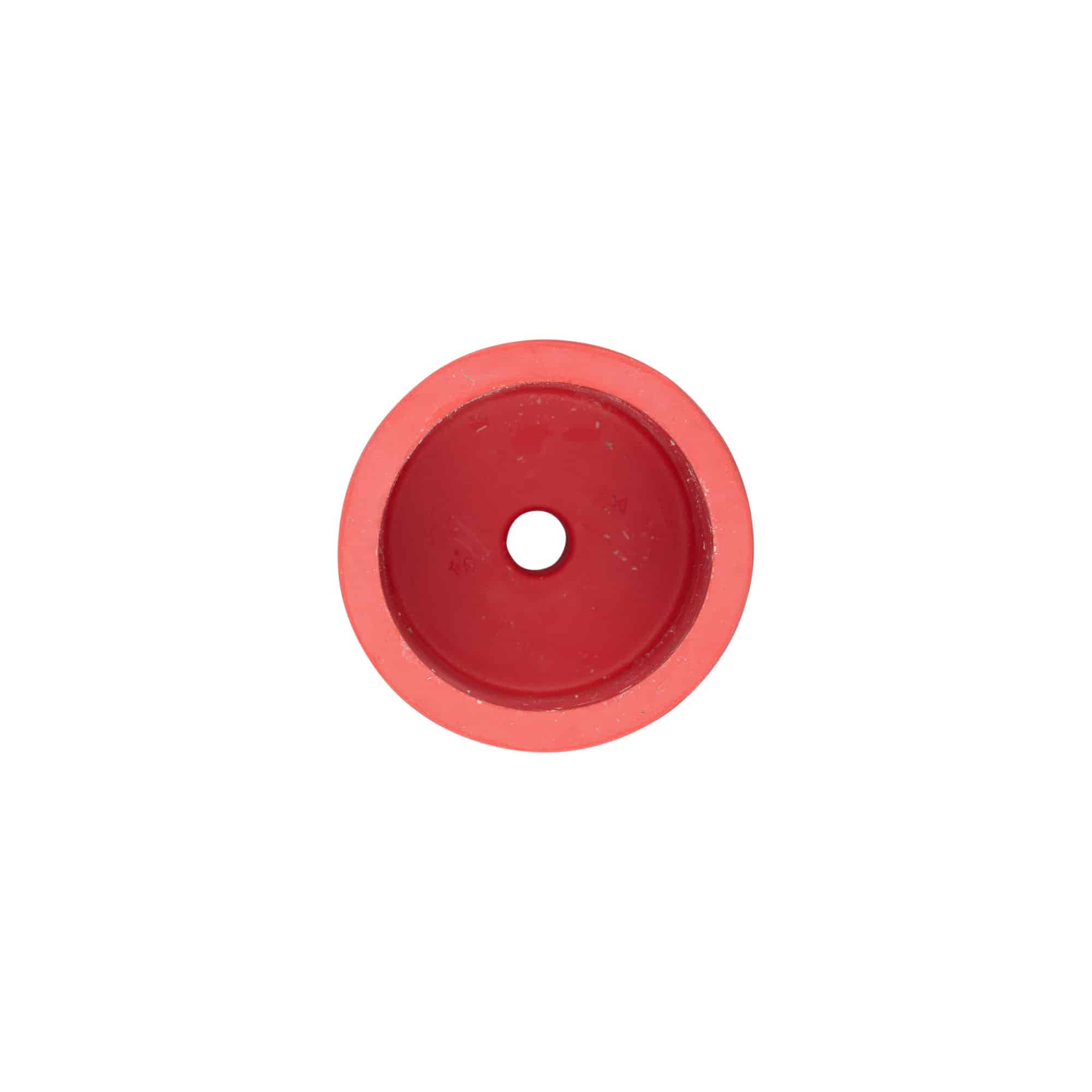 Gärkappe Typ 4, Gummi, rot