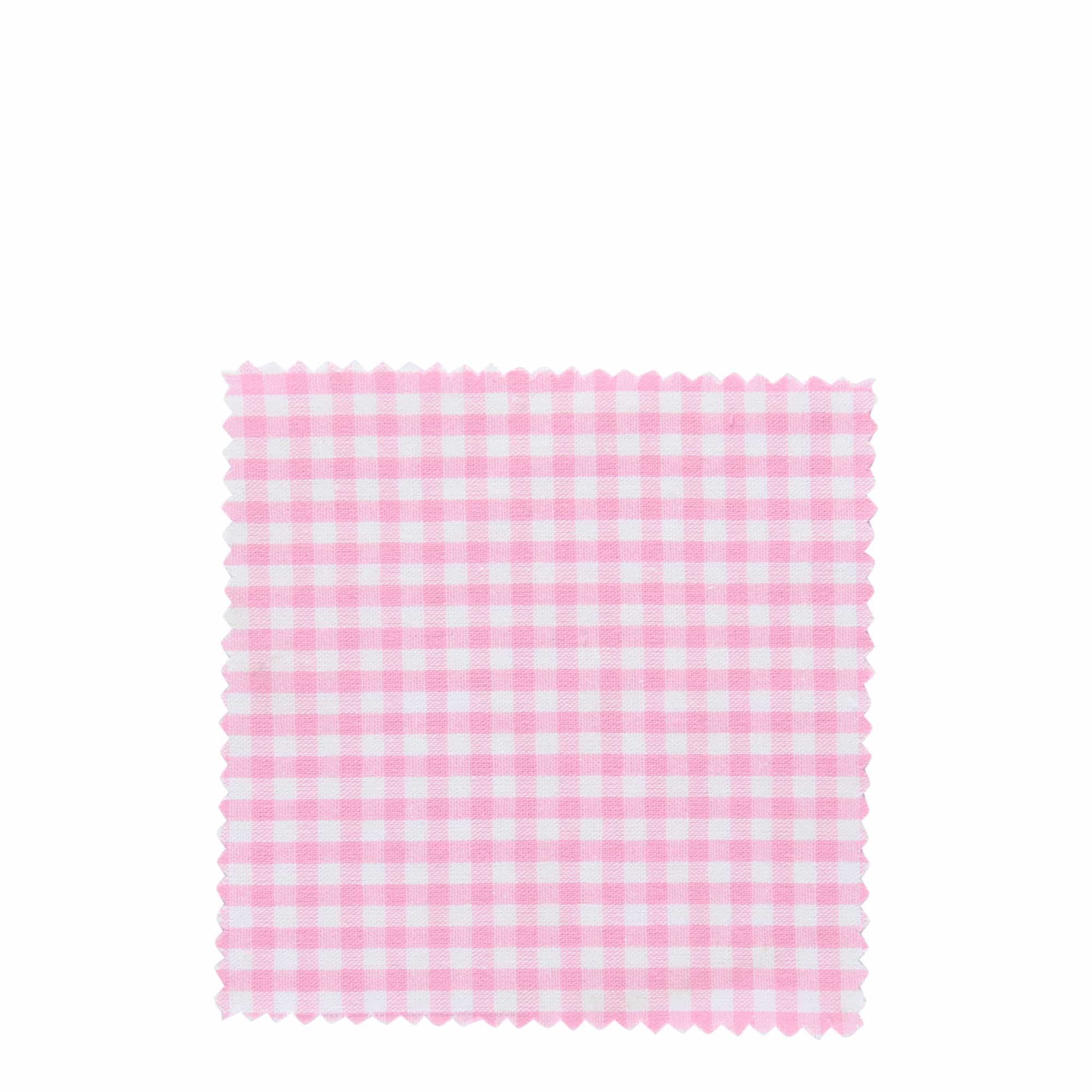 Stoffdeckchen kariert 12x12, quadratisch, Textil, pink, Mündung: TO38-TO53
