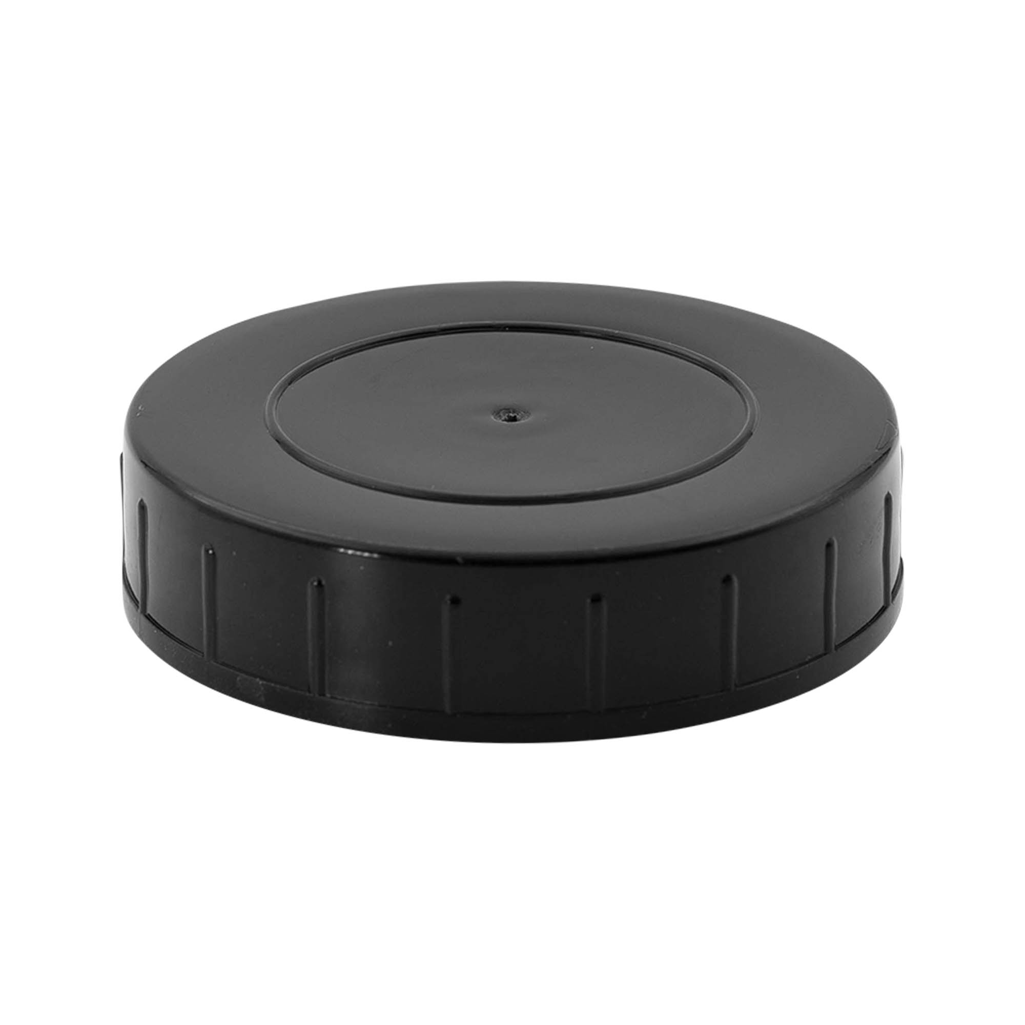 Schraubverschluss, PP-Kunststoff, schwarz, für Mündung: DIN 68