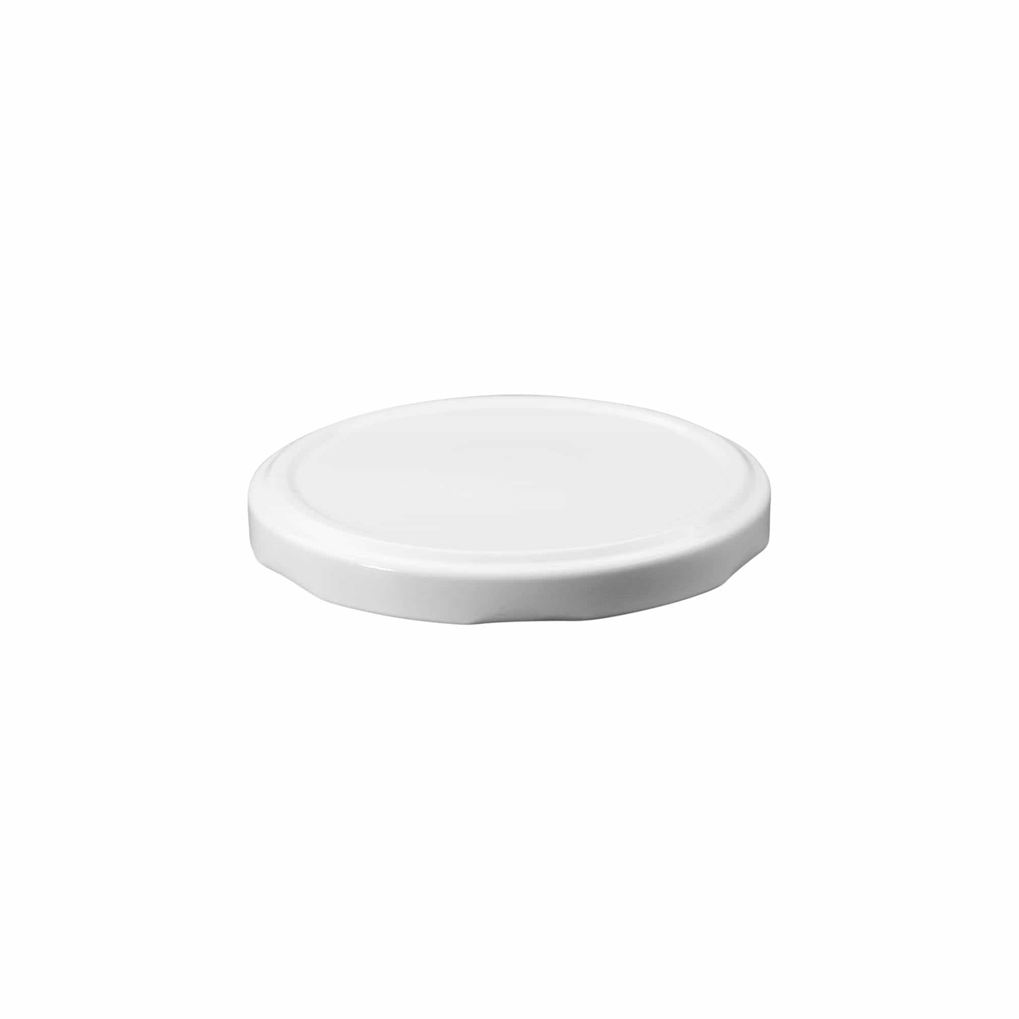 Twist-off-Deckel, Weissblech, sterilisierbar, weiss, für Mündung: TO 82