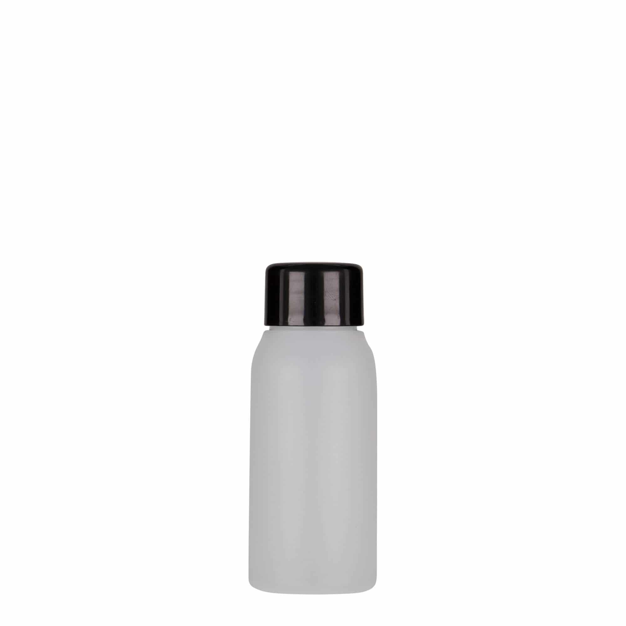 50 ml Kunststoffflasche «Tuffy», HDPE, natur, Mündung:  24/410