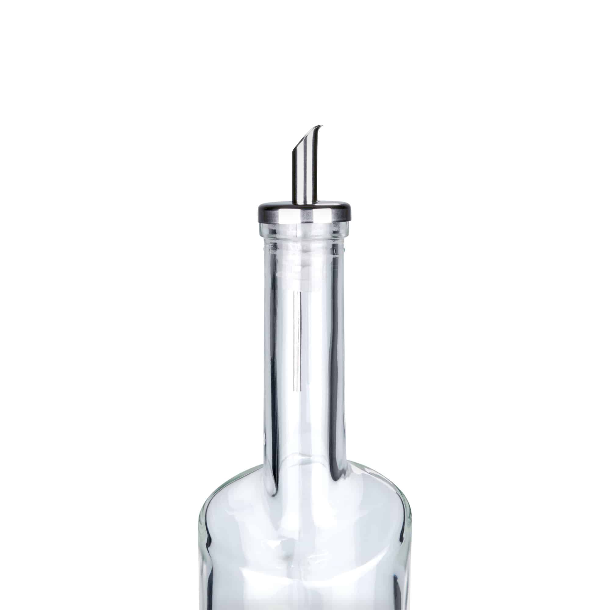 Ausgiesser Inox Öl, Edelstahl, silber