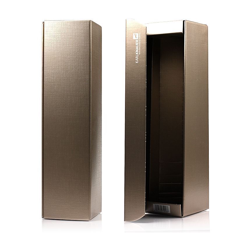 Geschenkkarton 'Metallic', rechteckig, Pappe, champagner Geschenkkarton 'Metallic', rechteckig, Pappe, champagner