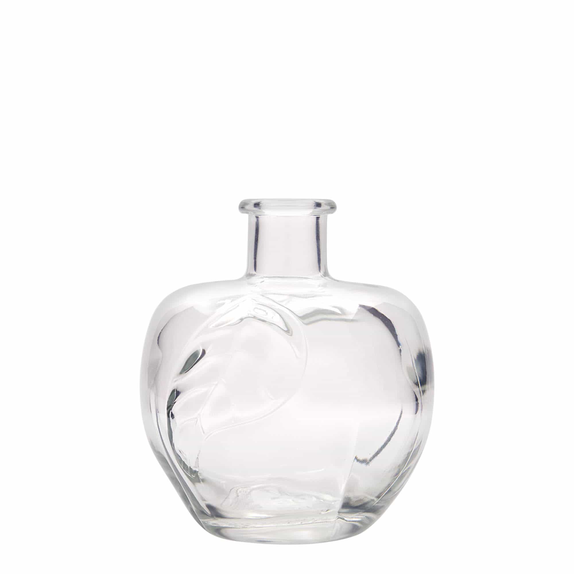 350 ml Glasflasche 'Apfel', Mündung: Kork 350 ml Glasflasche 'Apfel', Mündung: Kork