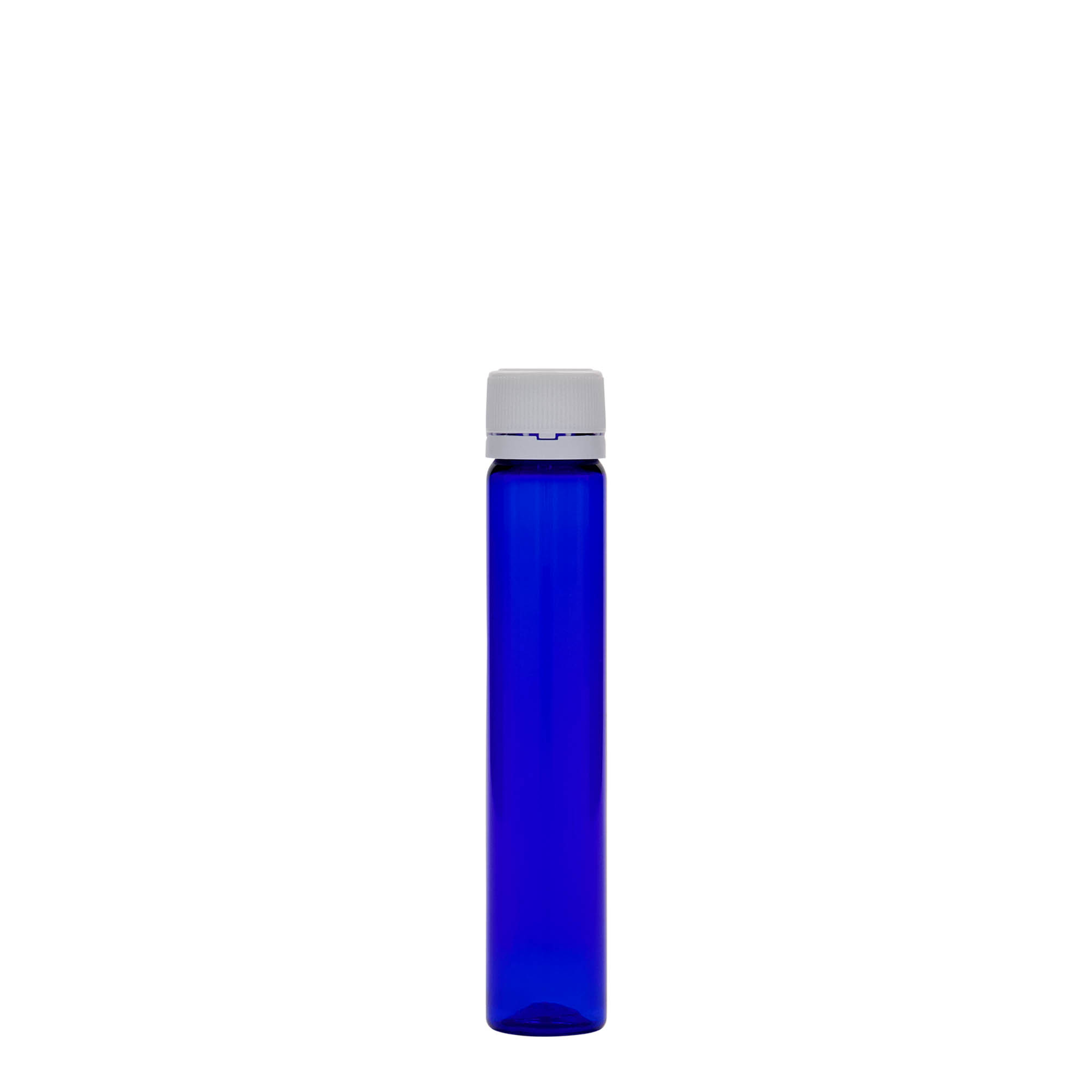 25 ml PET-Röhrchen, Kunststoff, royalblau, Mündung: Schraubverschluss 25 ml PET-Röhrchen, Kunststoff, royalblau, Mündung: Schraubverschluss