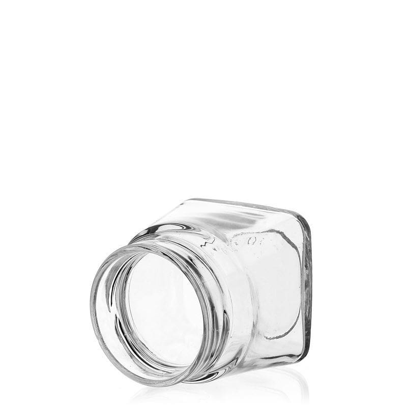 106 ml Vierkantglas «Luxor», Mündung: Deep-Twist-off (DTO 58)