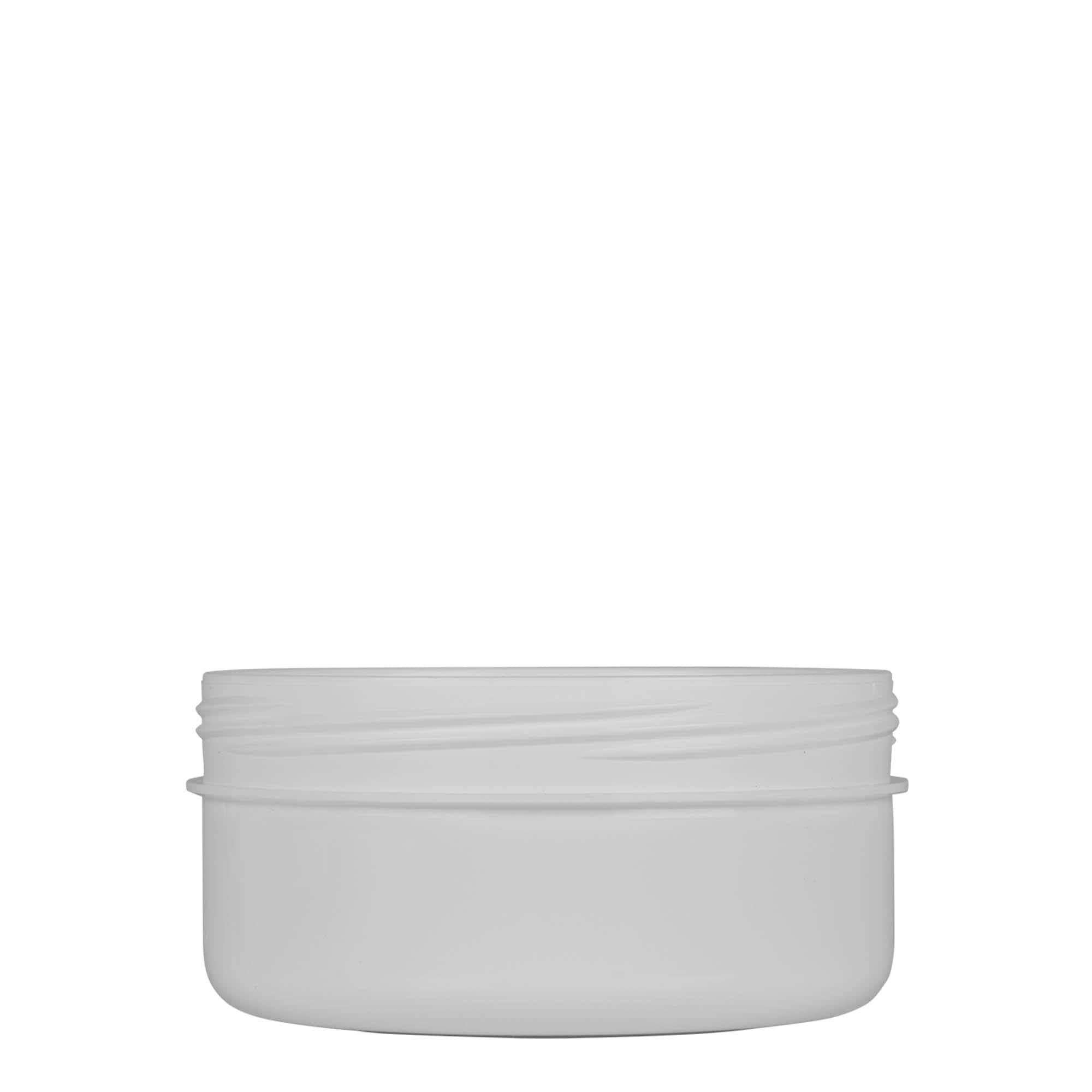 250 ml Kunststoffdose 'White Line', PP, weiß, Mündung: Schraubverschluss 250 ml Kunststoffdose 'White Line', PP, weiß, Mündung: Schraubverschluss