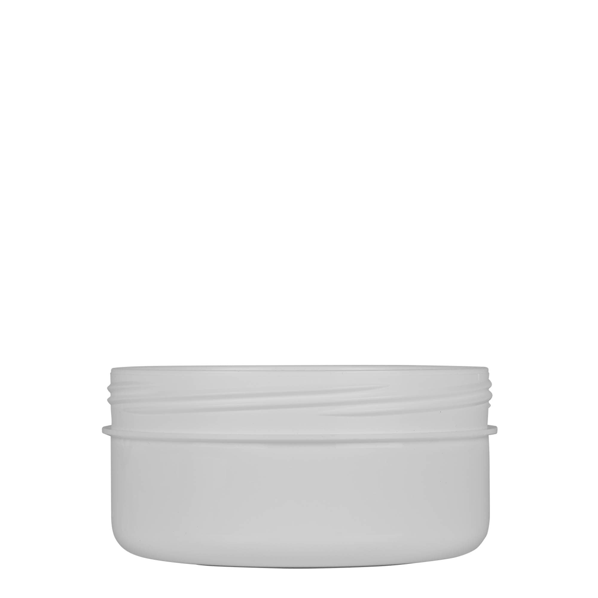 250 ml Kunststoffdose «White Line», PP, weiss, Mündung: Schraubverschluss