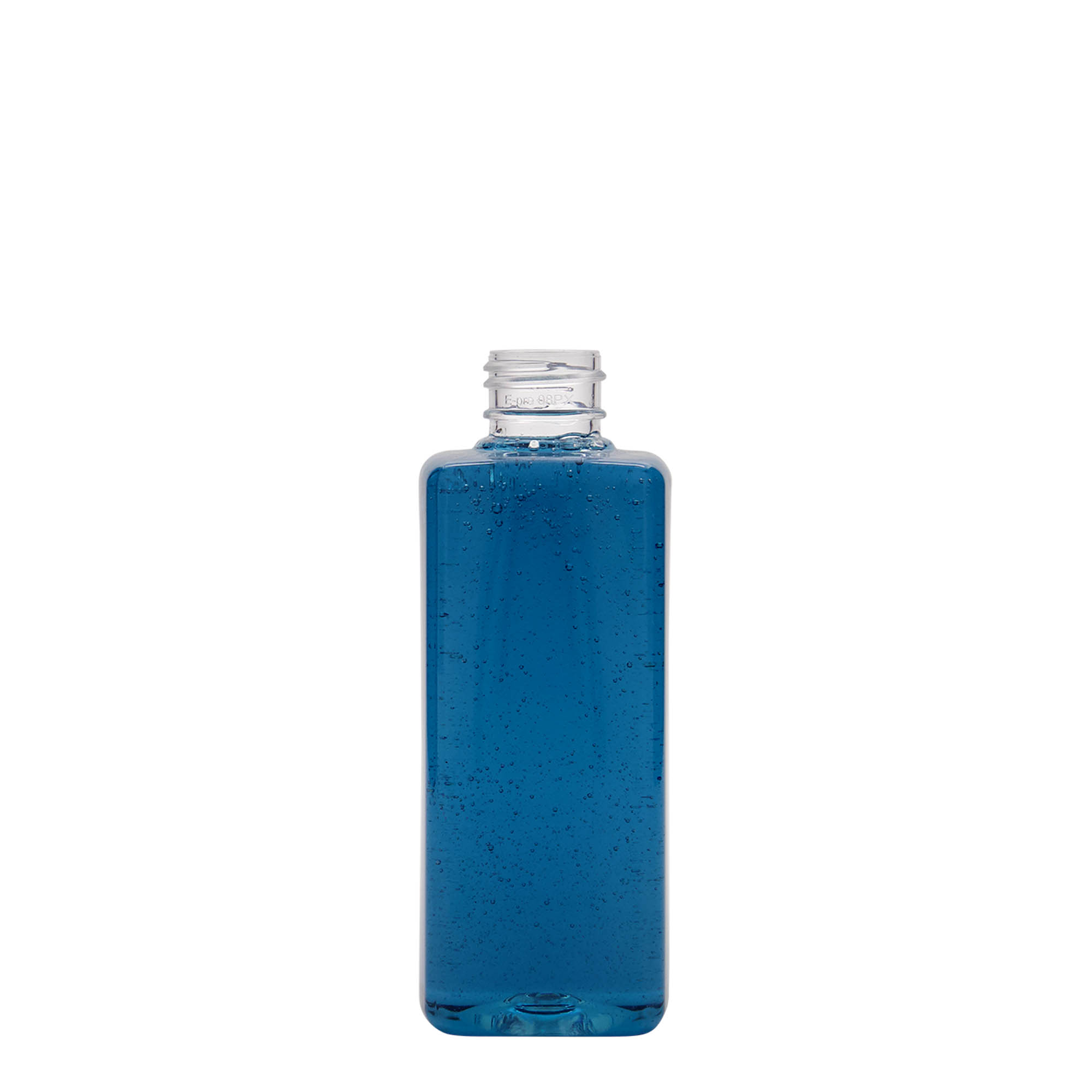 200 ml PET-Flasche 'Karl', quadratisch, Kunststoff, Mündung: 24/410 200 ml PET-Flasche 'Karl', quadratisch, Kunststoff, Mündung: 24/410