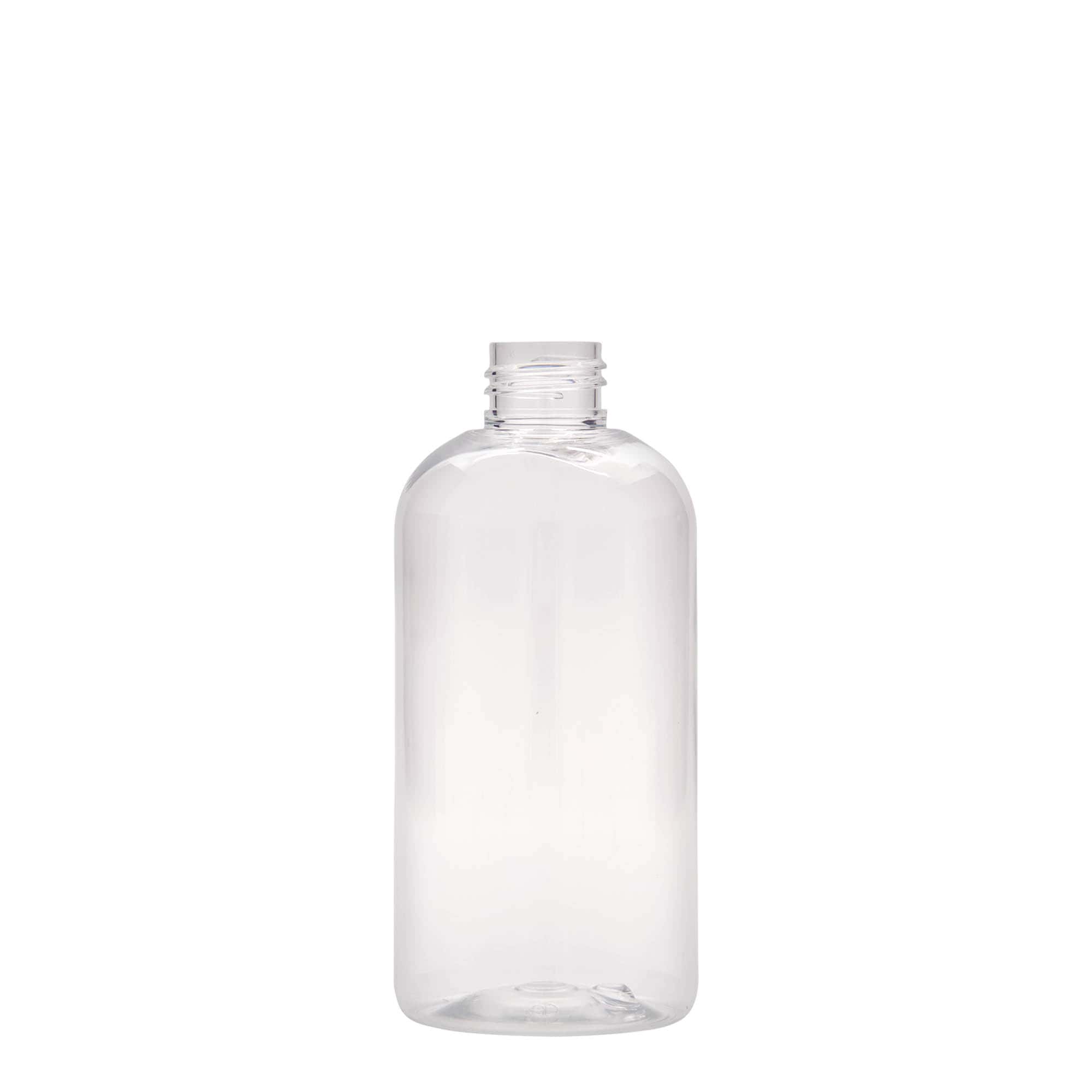 250 ml PET-Flasche «Boston», Kunststoff, Mündung:  24/410