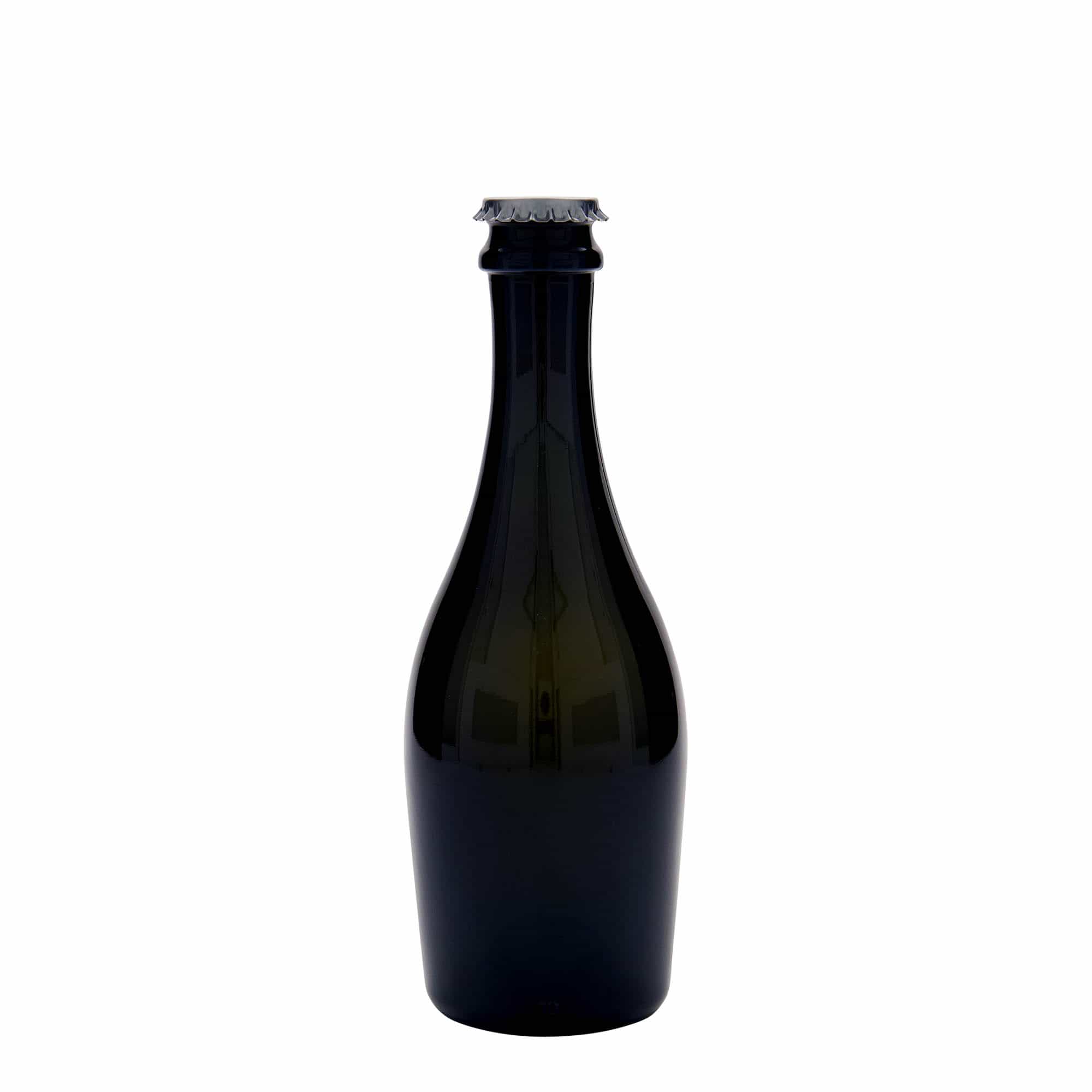 330 ml Sektflasche «Carmen», Glas, antikgrün, Mündung: Kronkorken