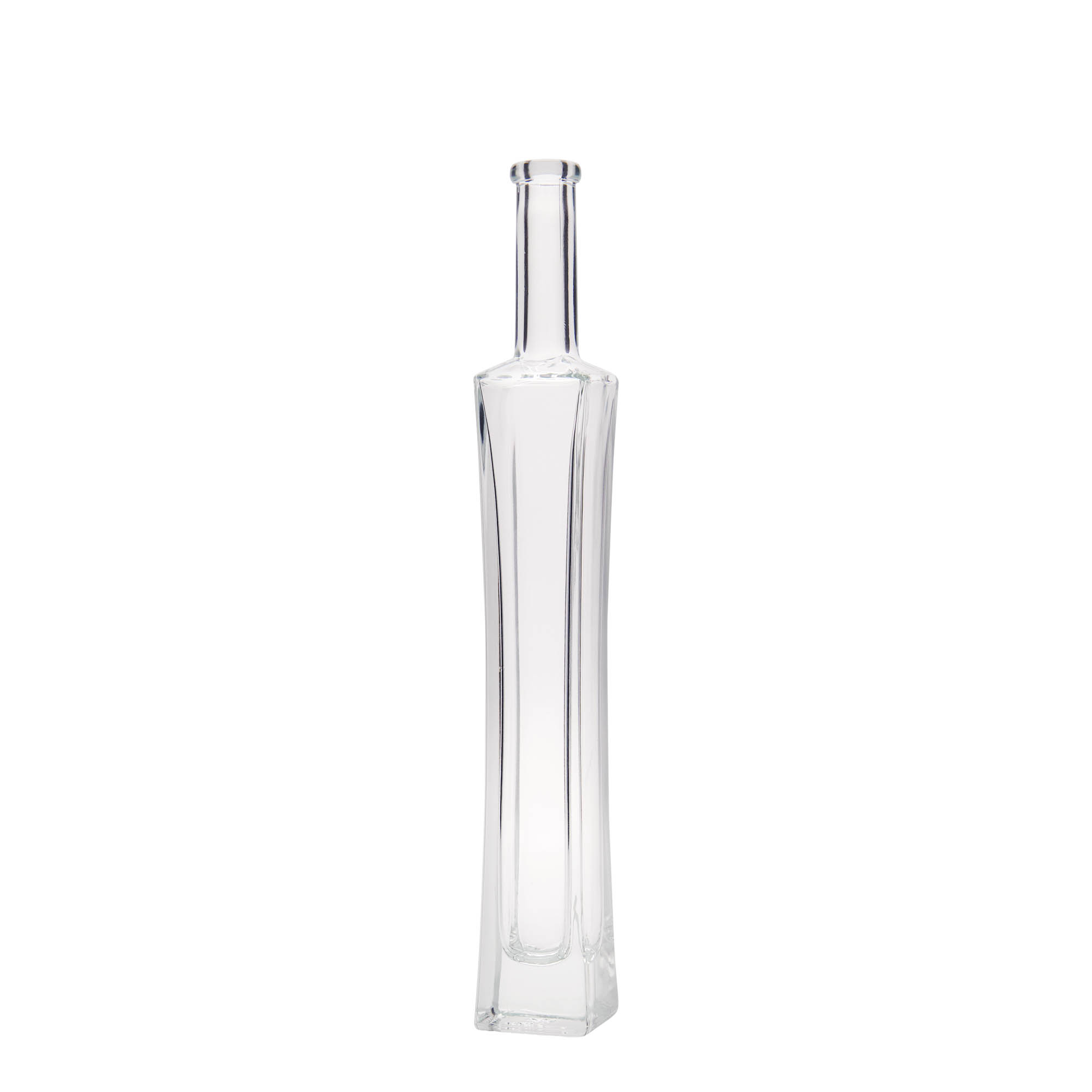 100 ml Glasflasche 'Koko', quadratisch, Mündung: Kork