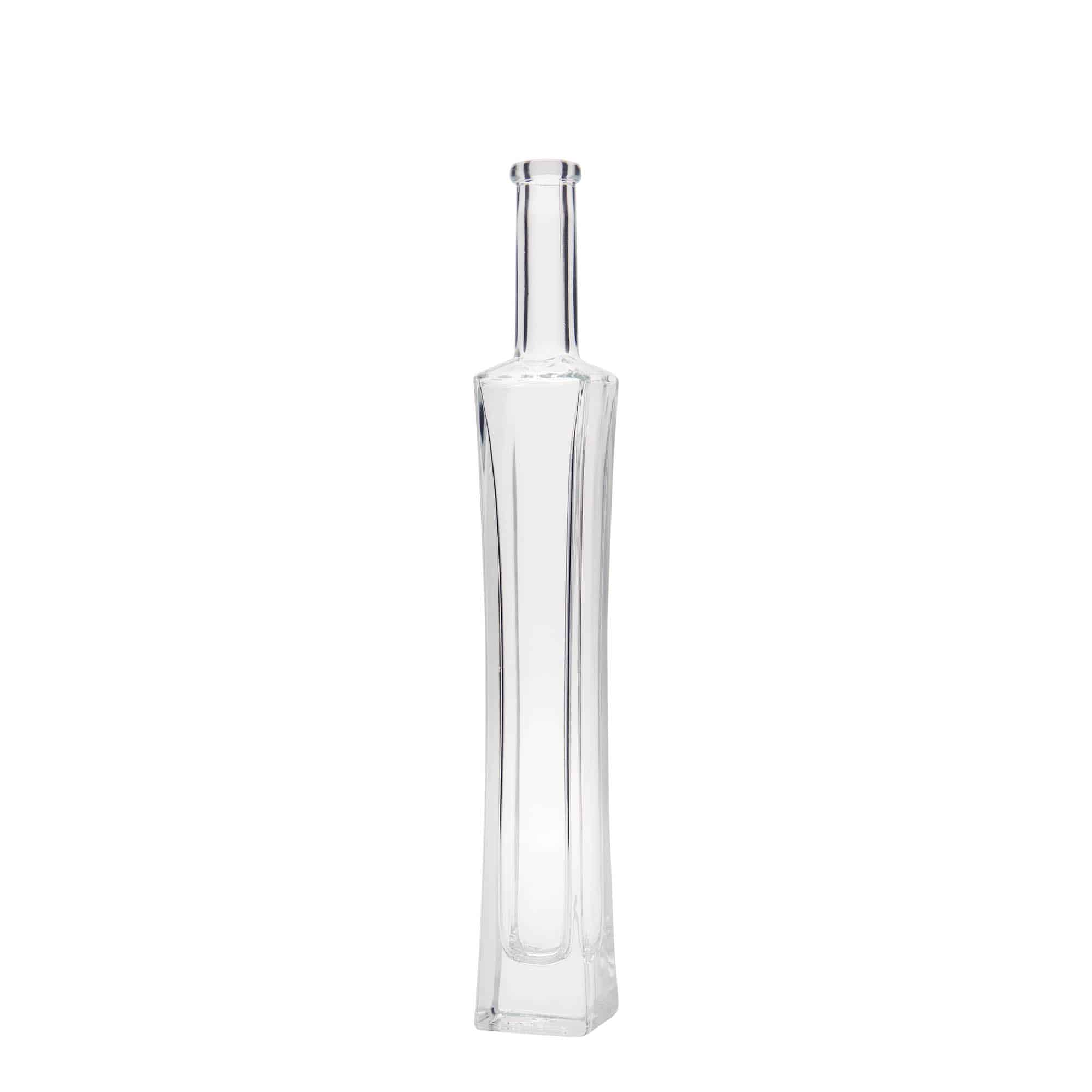 100 ml Glasflasche «Koko», quadratisch, Mündung: Kork