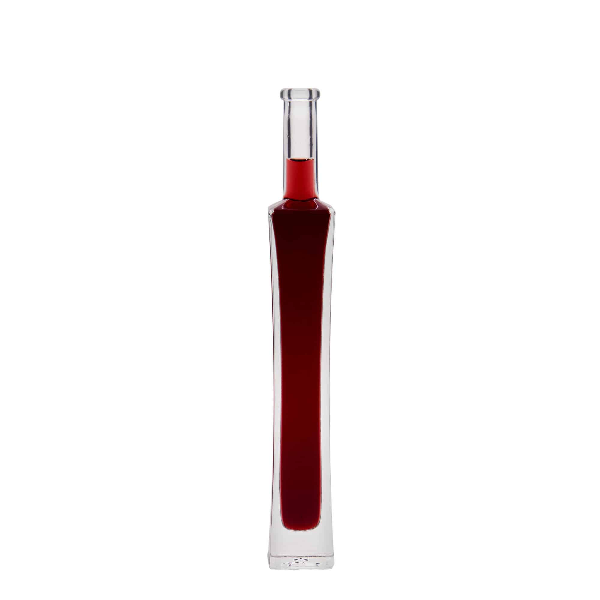 100 ml Glasflasche «Koko», quadratisch, Mündung: Kork