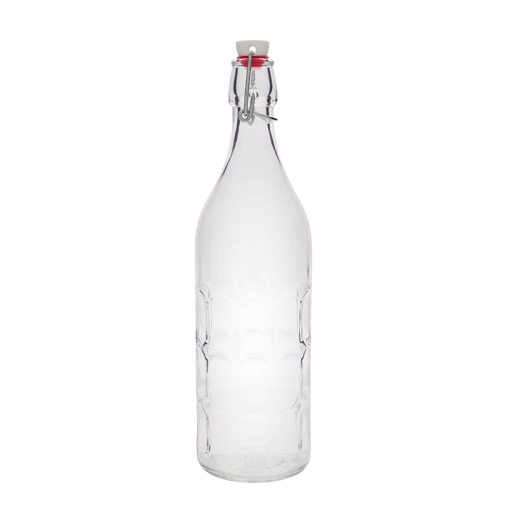 1.000 ml Glasflasche Moresca, Mündung: Bügelverschluss 1.000 ml Glasflasche Moresca, Mündung: Bügelverschluss