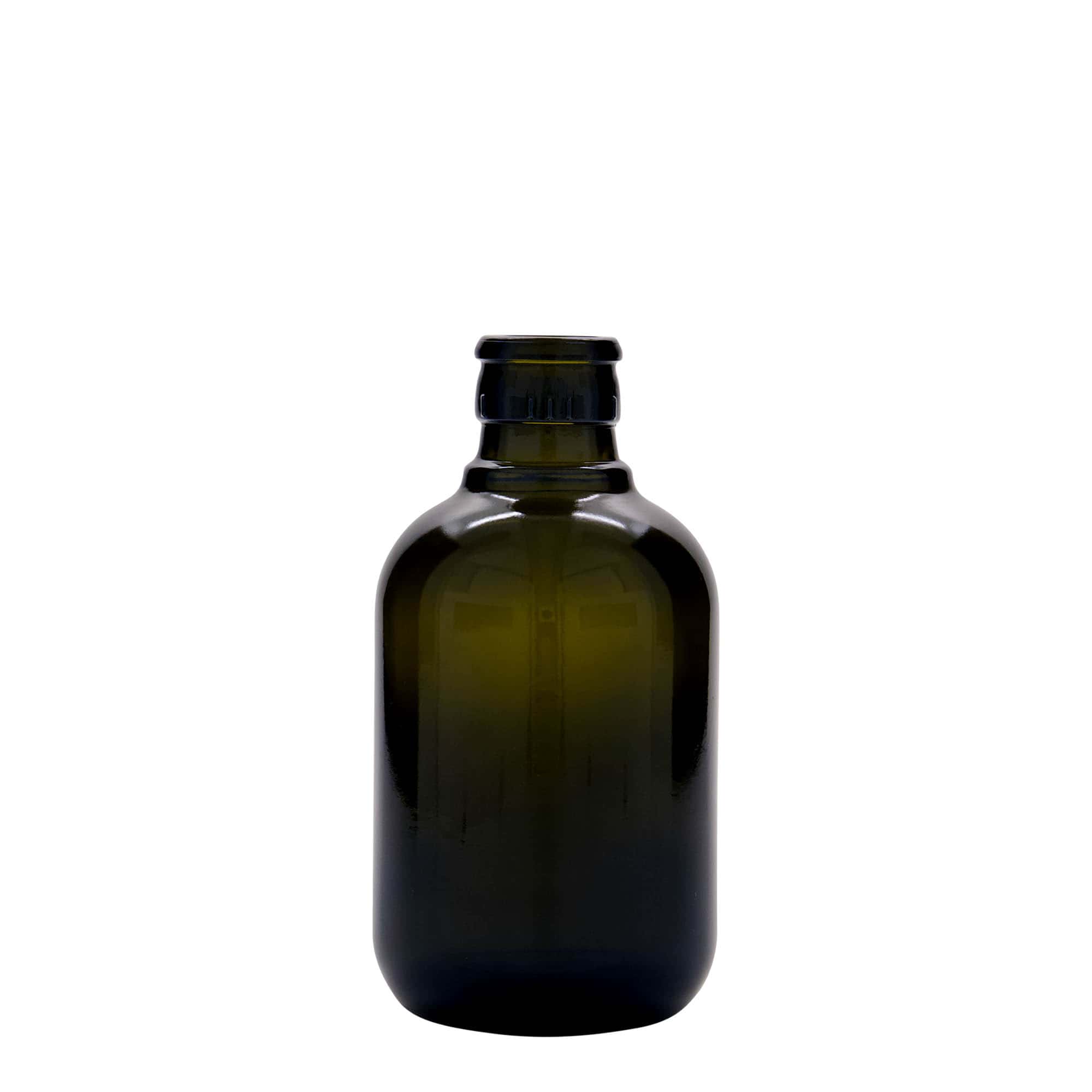 250 ml Essig-/Ölflasche «Biolio», Glas, antikgrün, Mündung: DOP