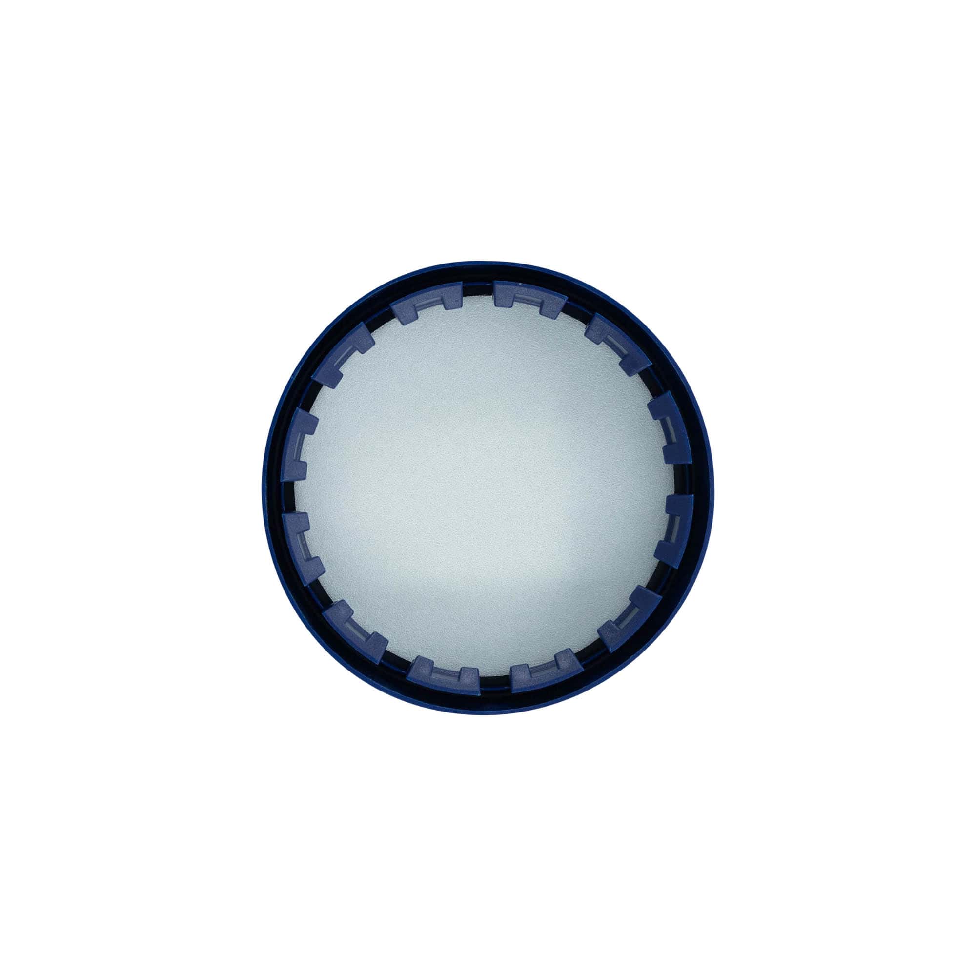 Stülpdeckel für Standard-Keramiktopf, HDPE-Kunststoff, blau