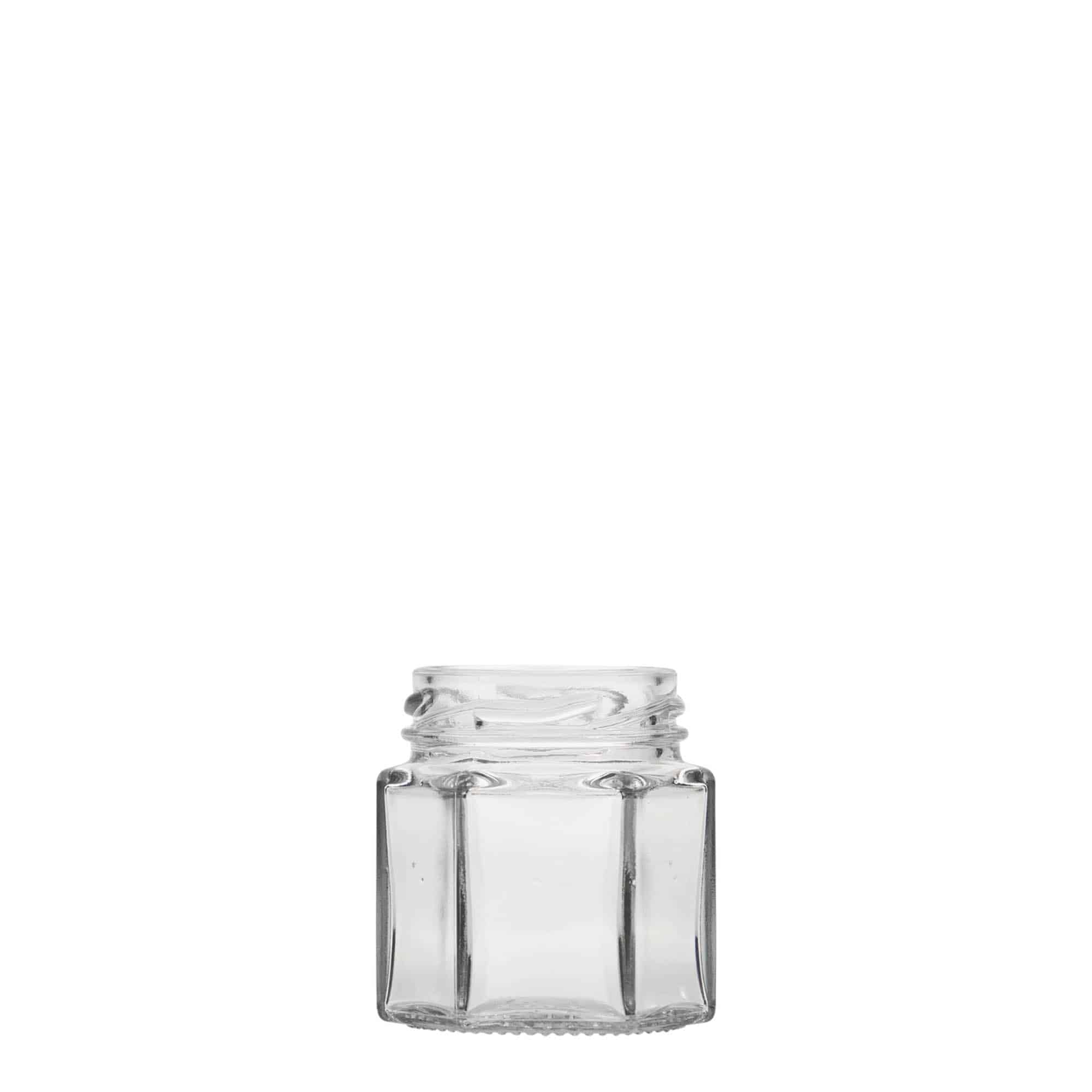 47 ml Sechskantglas, Mündung: Twist-off (TO 43)