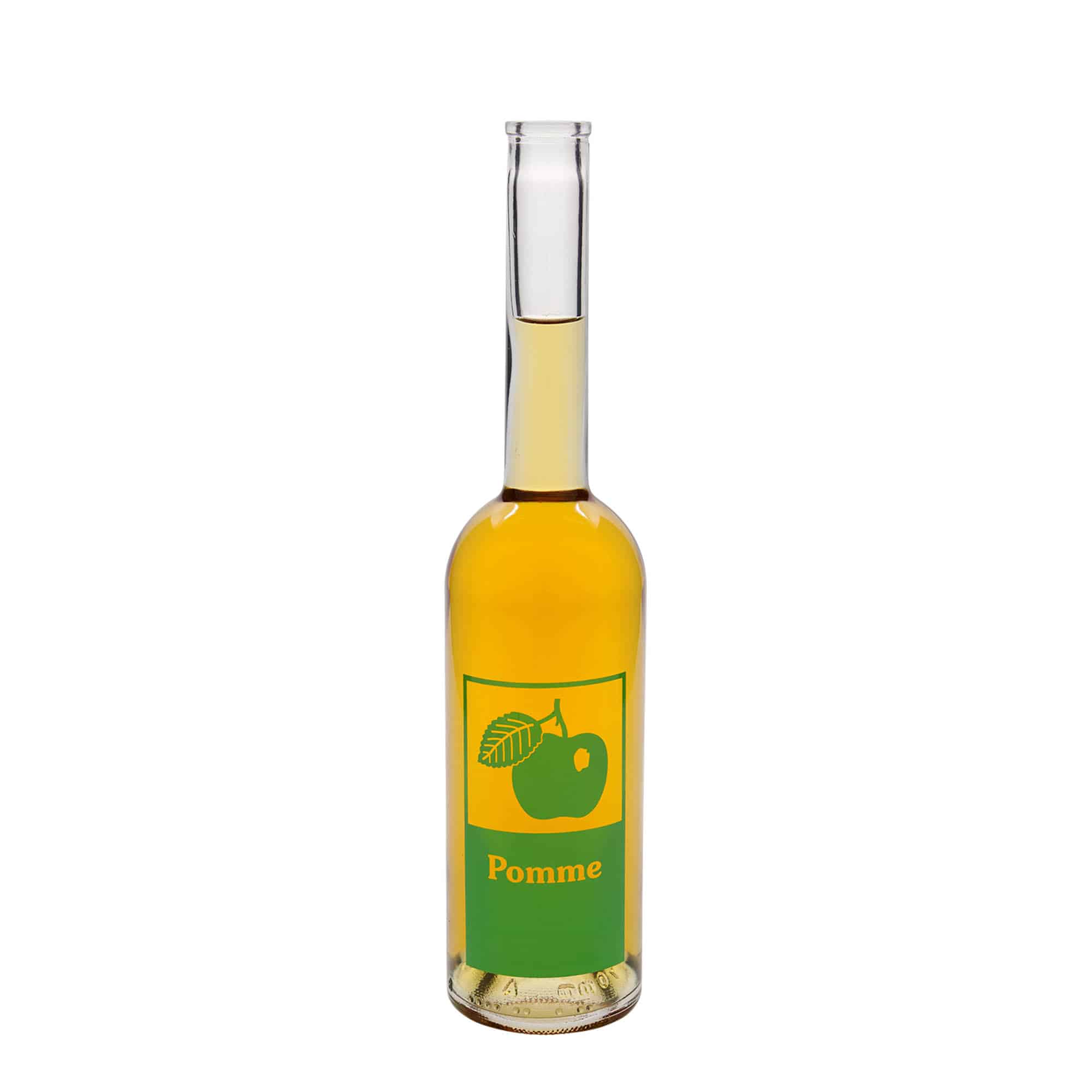 500 ml Glasflasche «Opera», Motiv: Pomme, Mündung: Kork