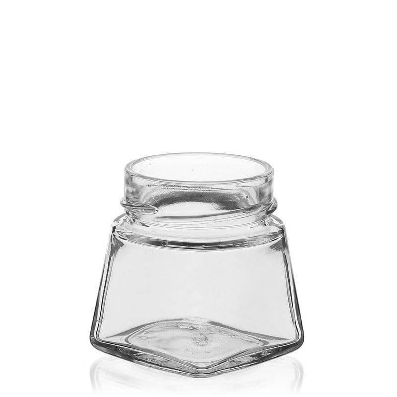 106 ml Vierkantglas 'Luxor', Mündung: Deep-Twist-Off (DTO 58) 106 ml Vierkantglas 'Luxor', Mündung: Deep-Twist-Off (DTO 58)