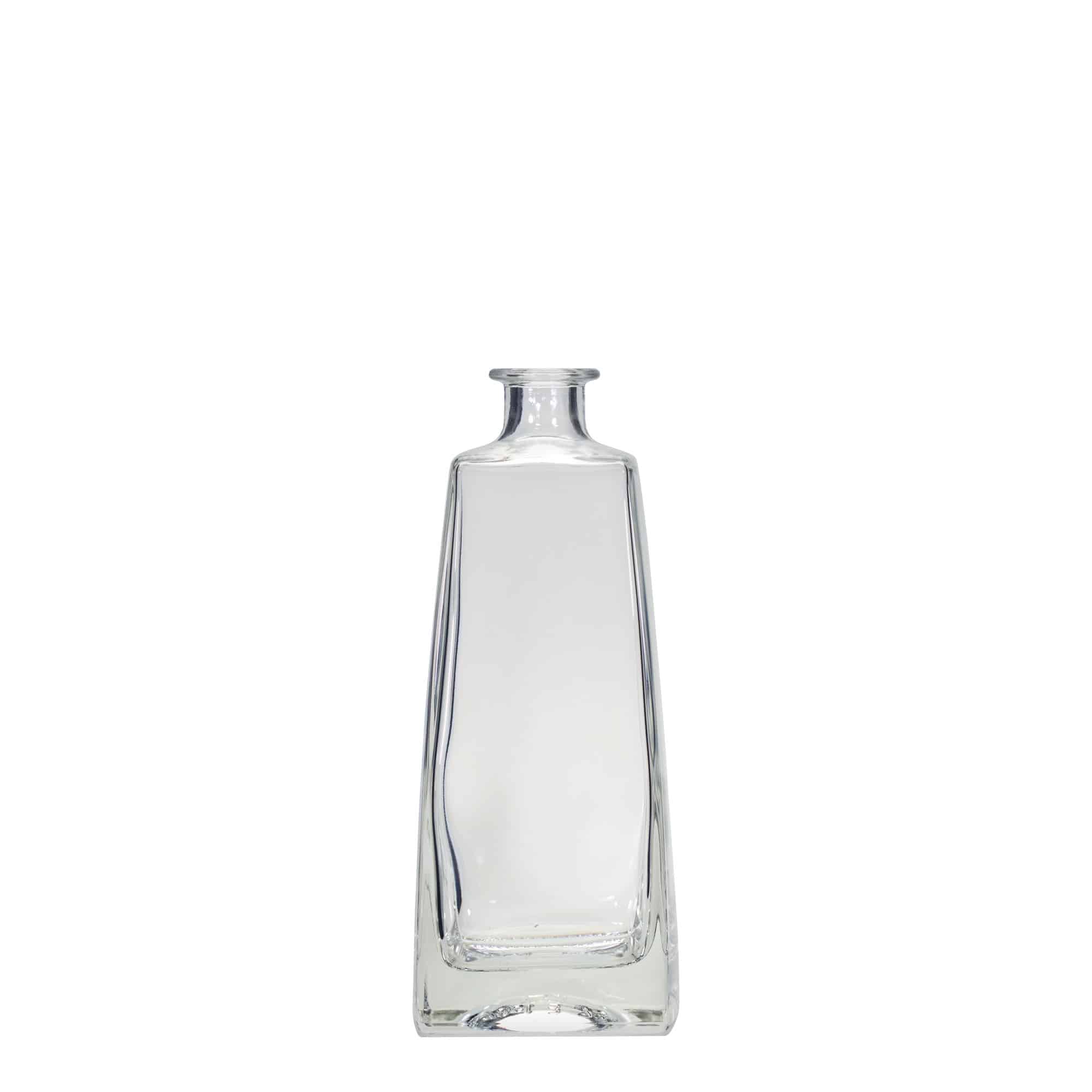 700 ml Glasflasche 'Timmy', rechteckig, Mündung: Kork