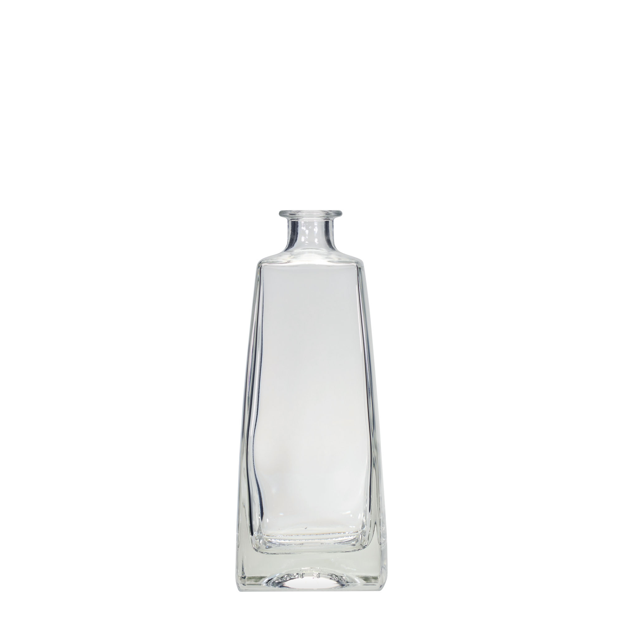 700 ml Glasflasche 'Timmy', rechteckig, Mündung: Kork