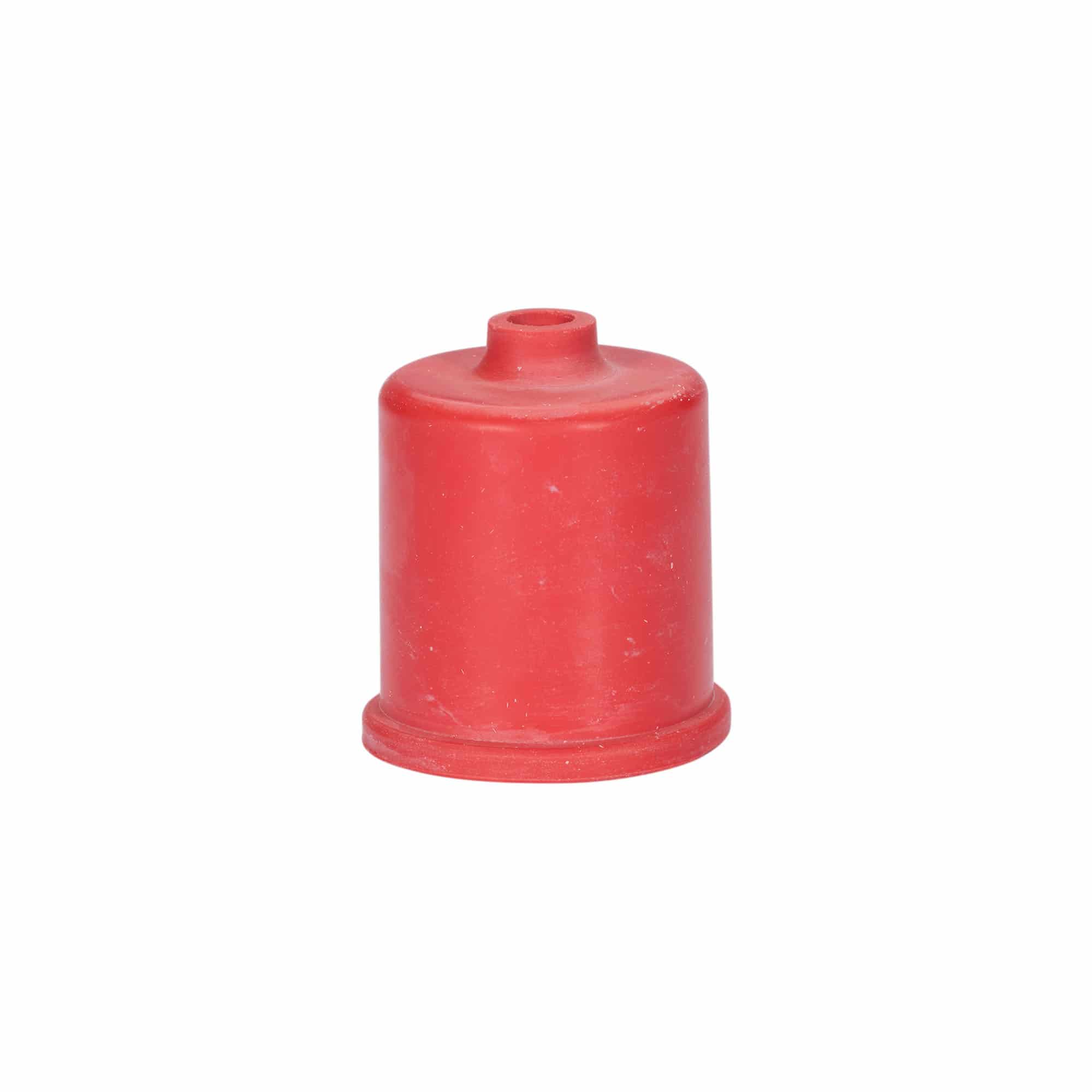 Gärkappe Typ 3, Gummi, rot