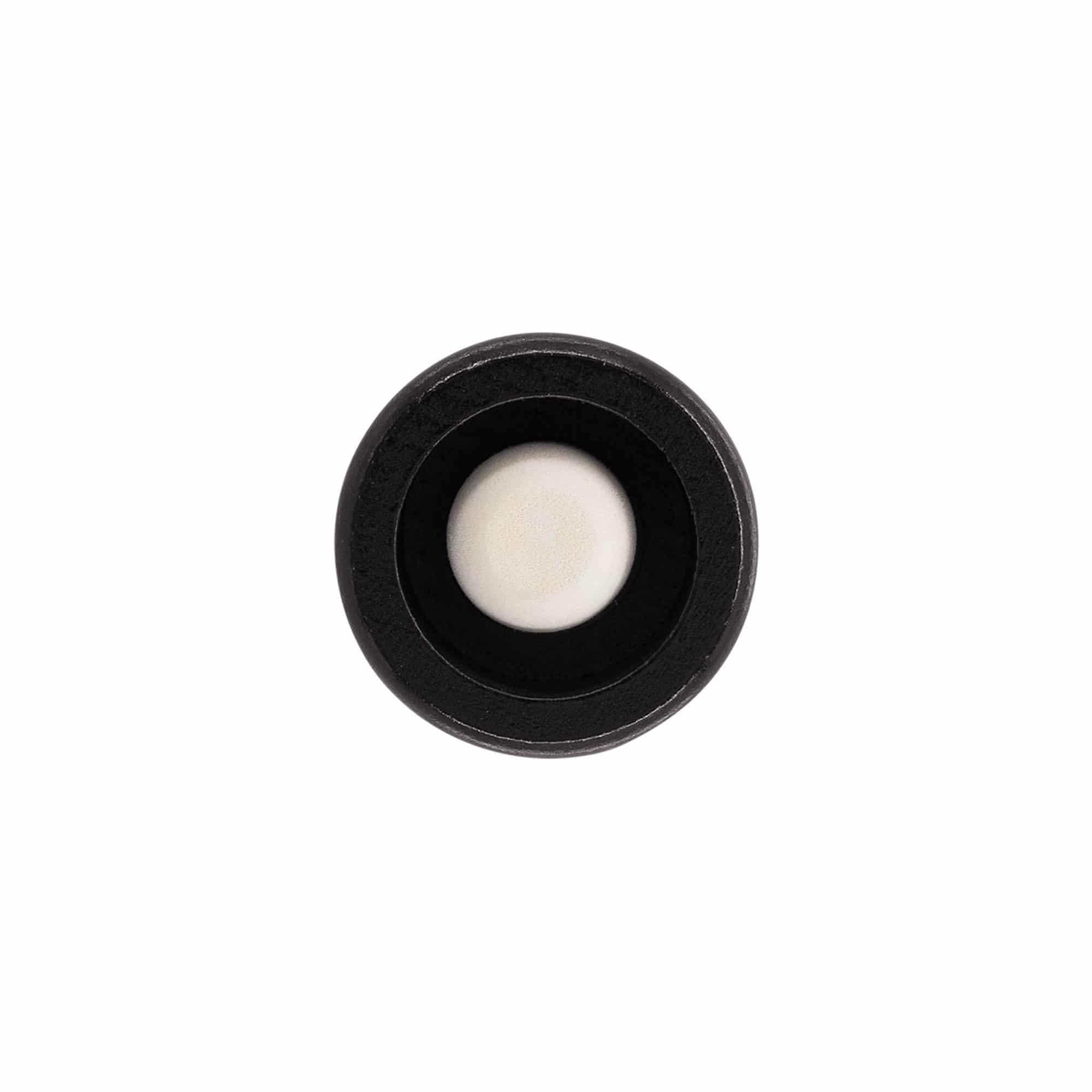 Griffkorken 19 mm, Holz/Kunststoff, schwarz, für Mündung: Kork