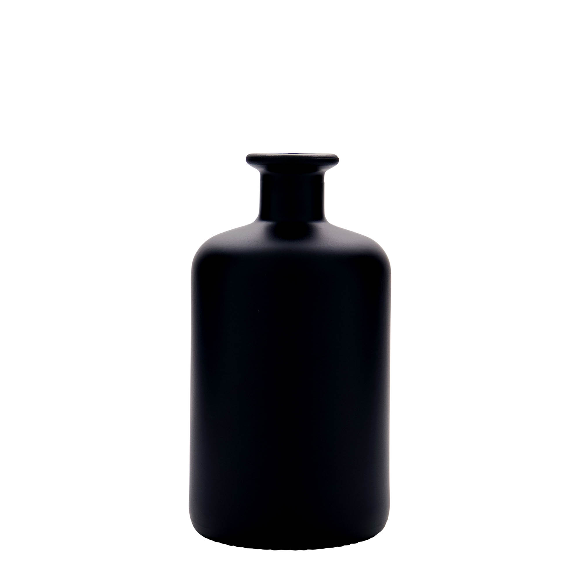 500 ml Glasflasche Apotheker, schwarz, Mündung: Kork 500 ml Glasflasche Apotheker, schwarz, Mündung: Kork