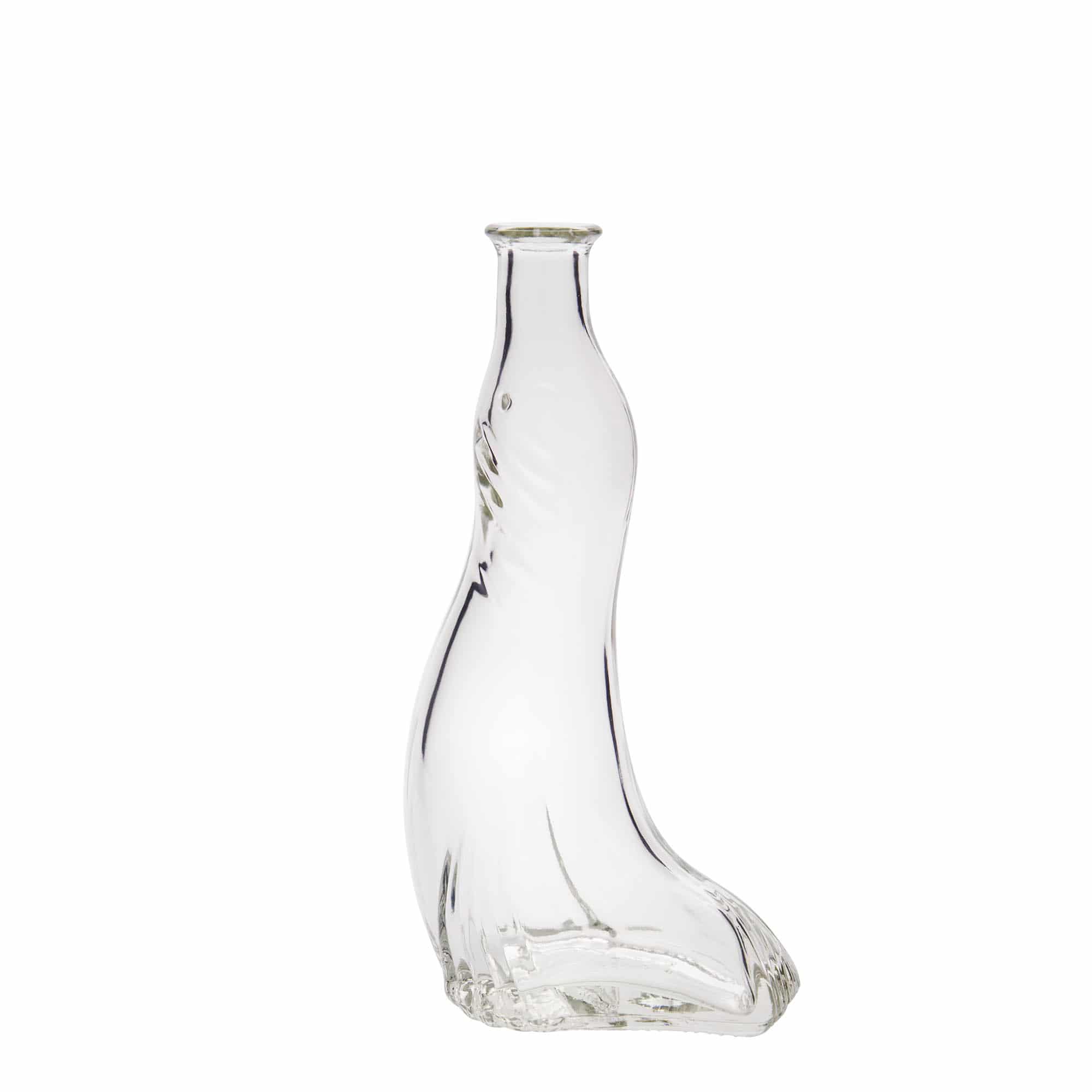 200 ml Glasflasche «Seehund», Mündung: Kork