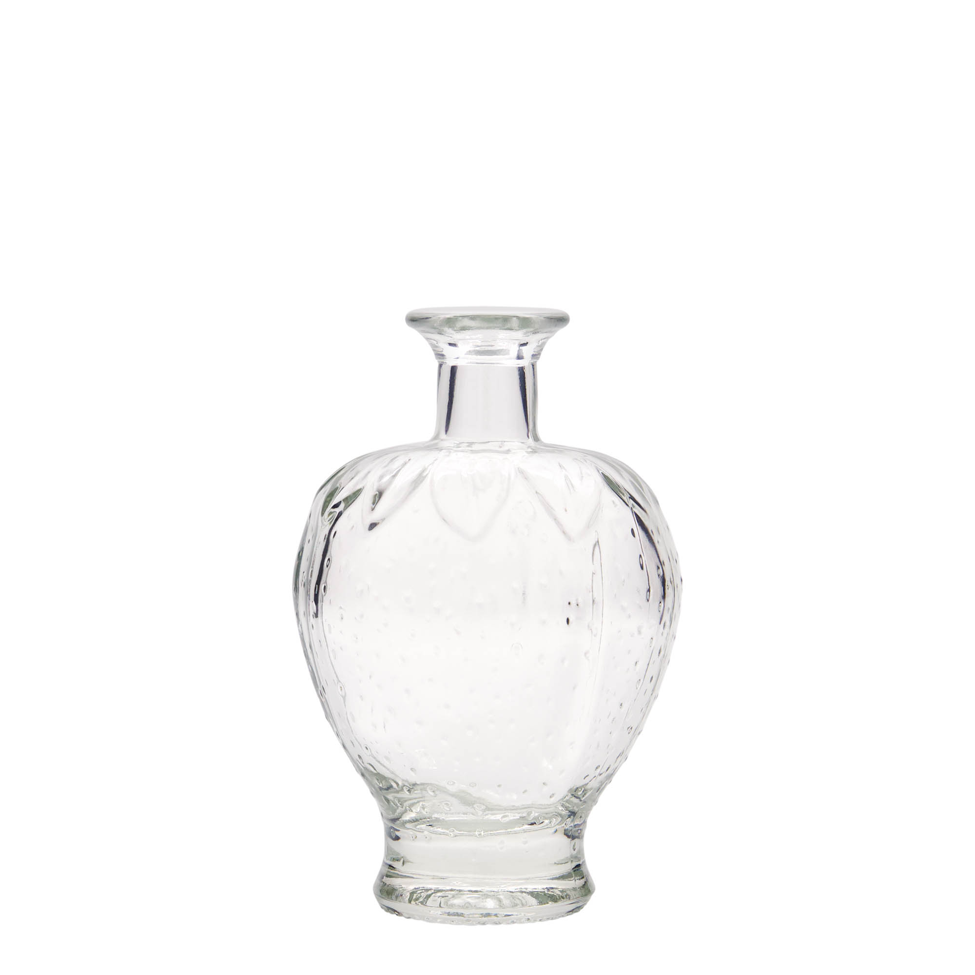 200 ml Glasflasche 'Erdbeere', Mündung: Kork 200 ml Glasflasche 'Erdbeere', Mündung: Kork