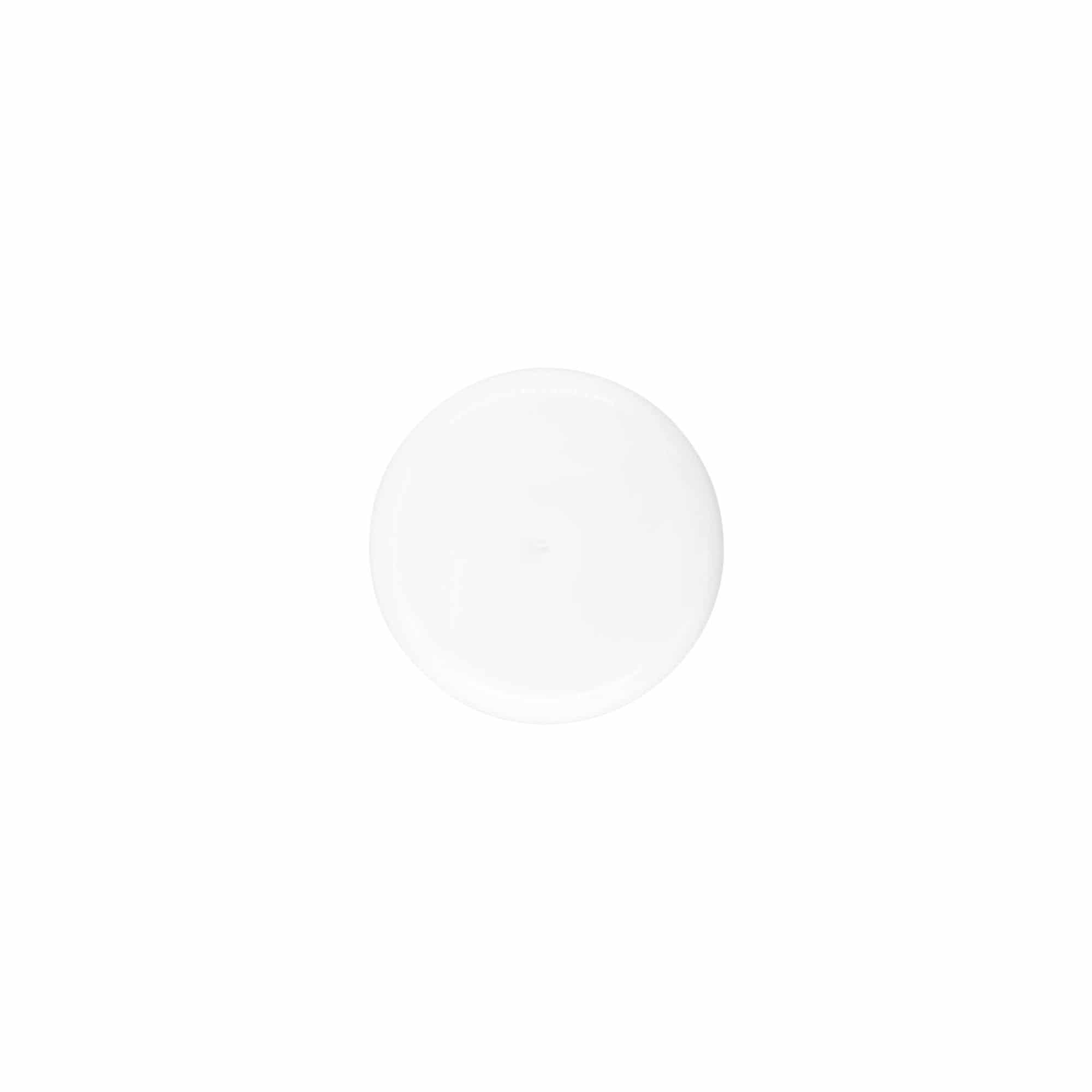 Schraubverschluss mit Spritzeinsatz, PP-Kunststoff, weiss, für Mündung: 24/410