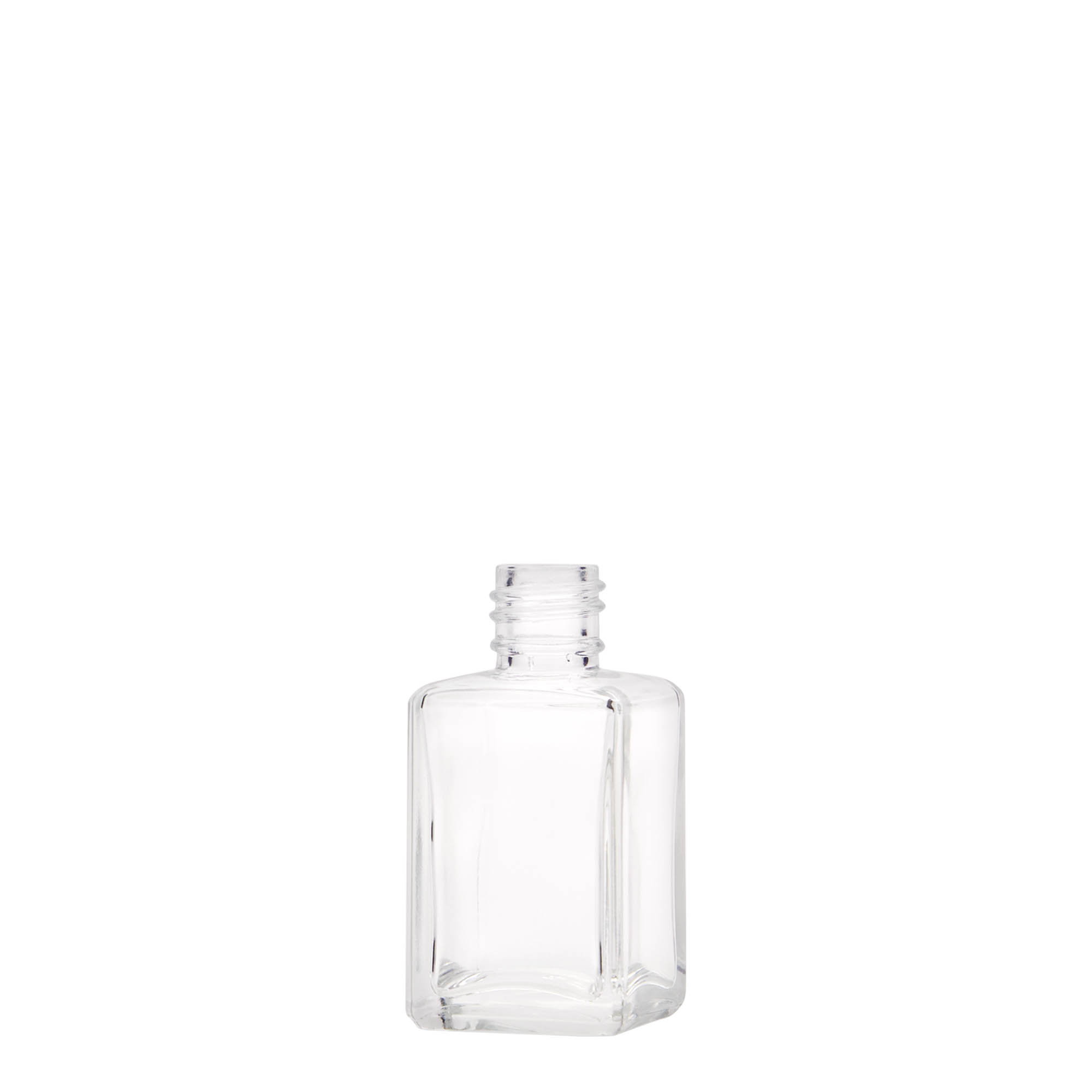 30 ml Glasflasche «Tamme», quadratisch, Mündung: PP 18