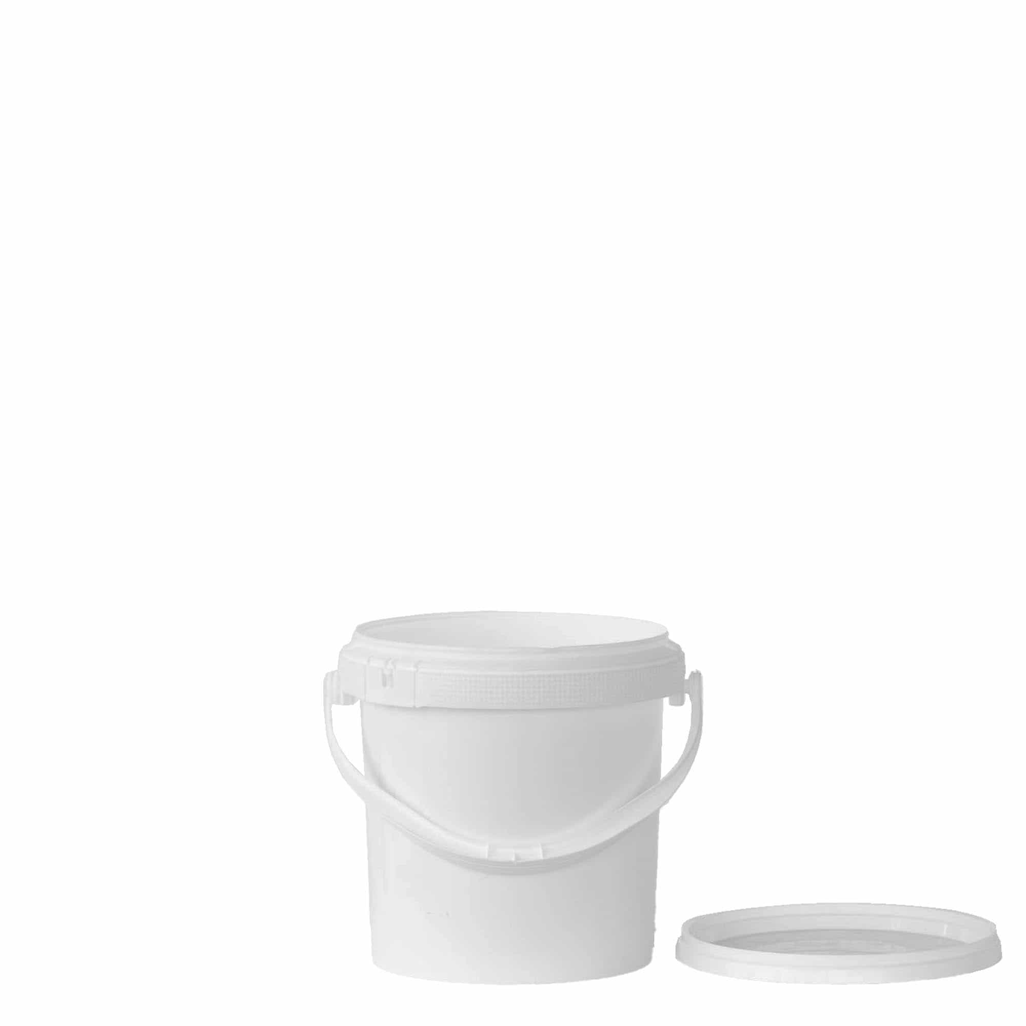 1 l Eimer, PP-Kunststoff, weiss