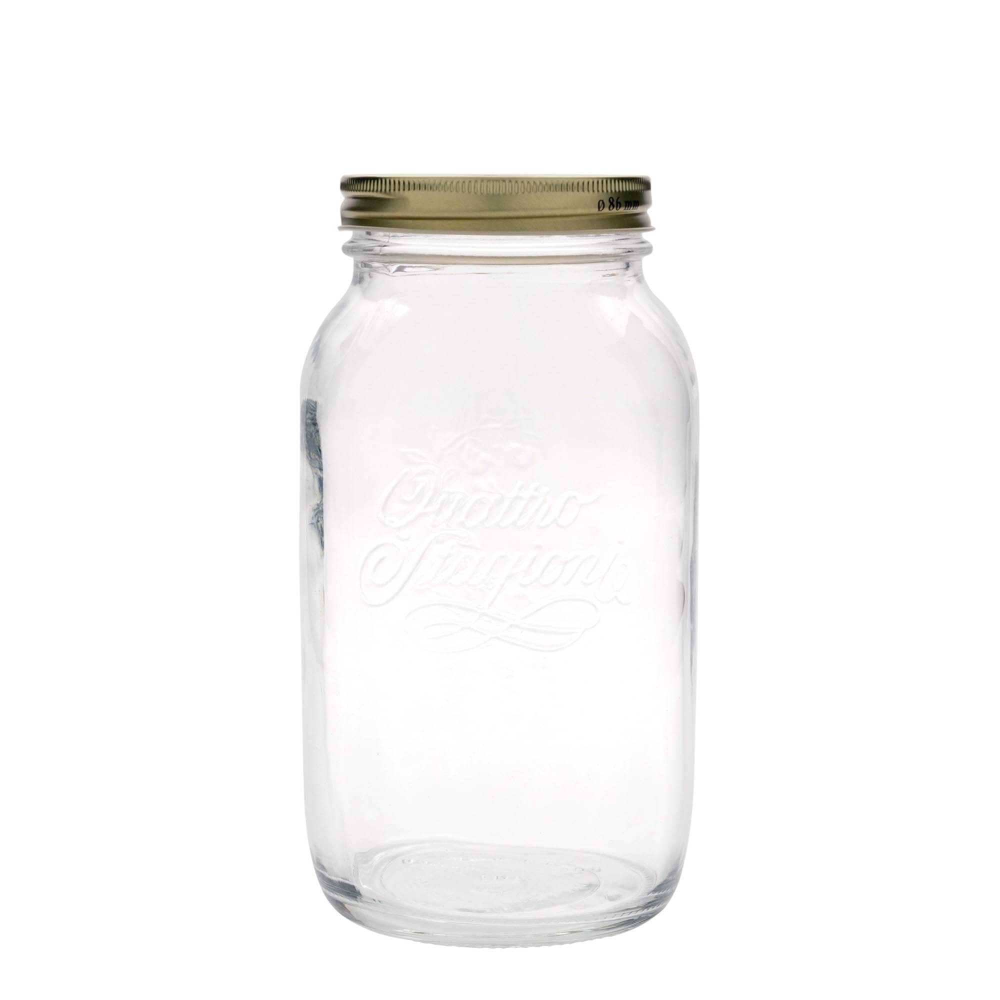 1.500 ml Glas «Quattro Stagioni», Mündung: Schraubverschluss