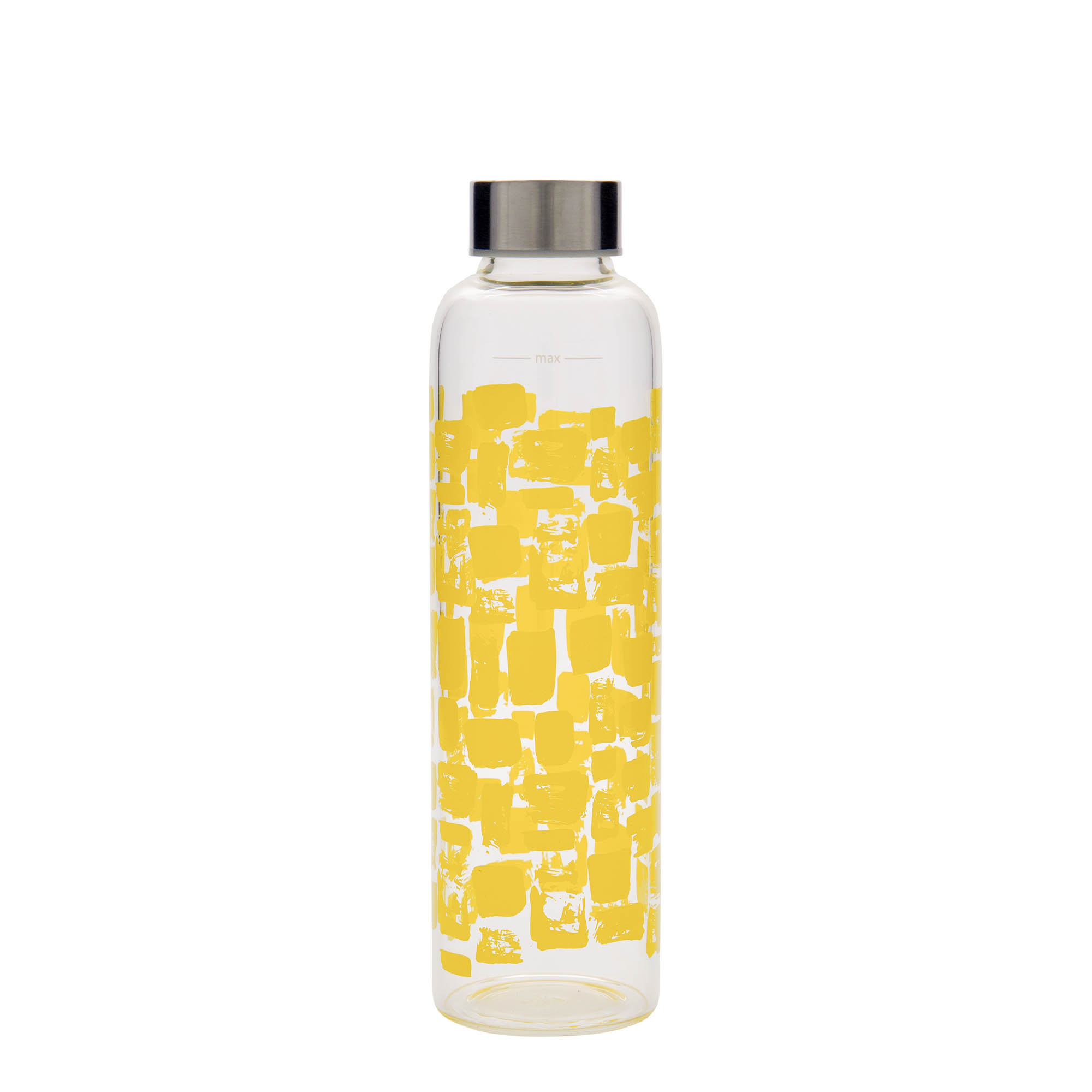 500 ml Trinkflasche 'Perseus - Gelbe Rechtecke', Mündung: Schraubverschluss 500 ml Trinkflasche 'Perseus - Gelbe Rechtecke', Mündung: Schraubverschluss