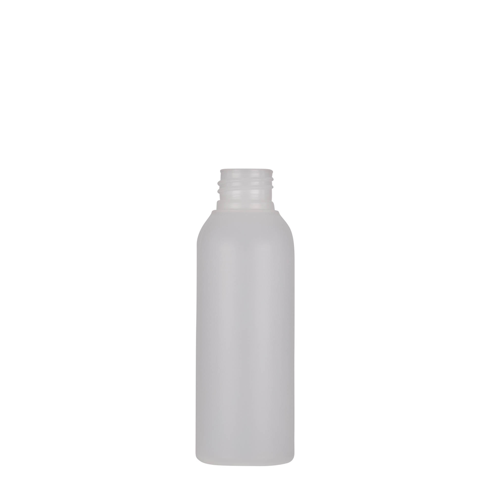100 ml Kunststoffflasche «Tuffy», HDPE, natur, Mündung:  24/410