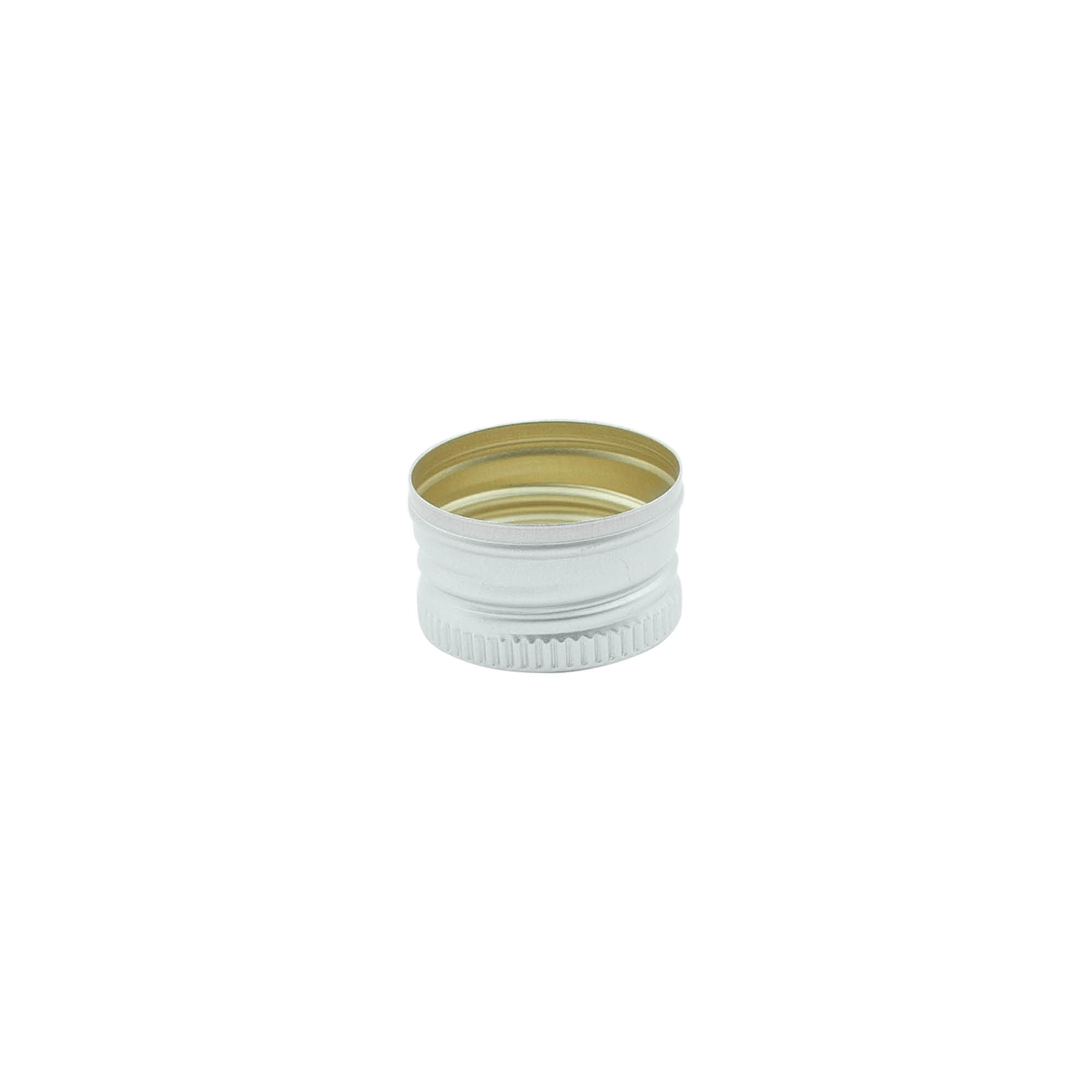 Schraubverschluss, Metall, silber, für Mündung: PP 22 Schraubverschluss, Metall, silber, für Mündung: PP 22