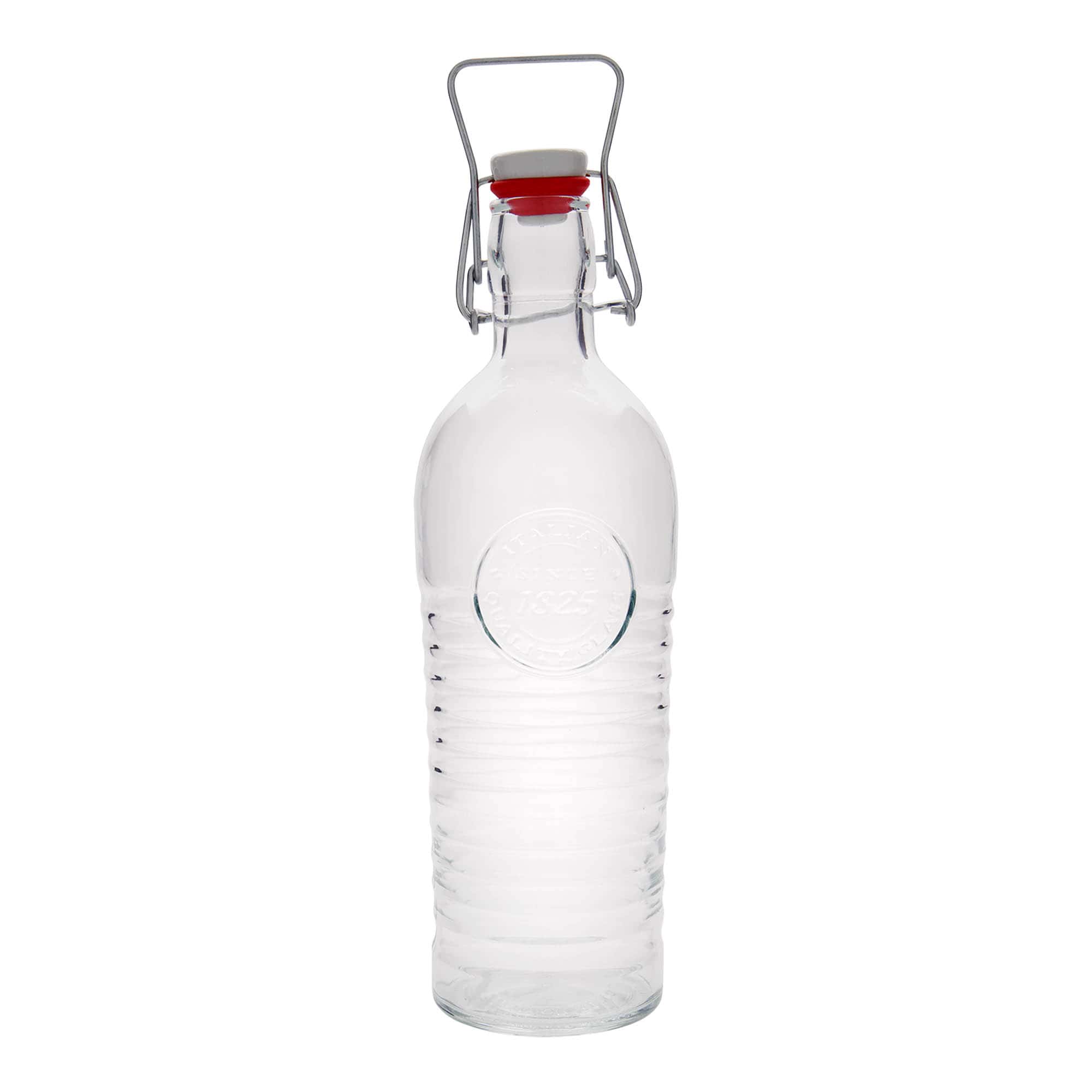1.200 ml Glasflasche «Officina 1825», Mündung: Bügelverschluss