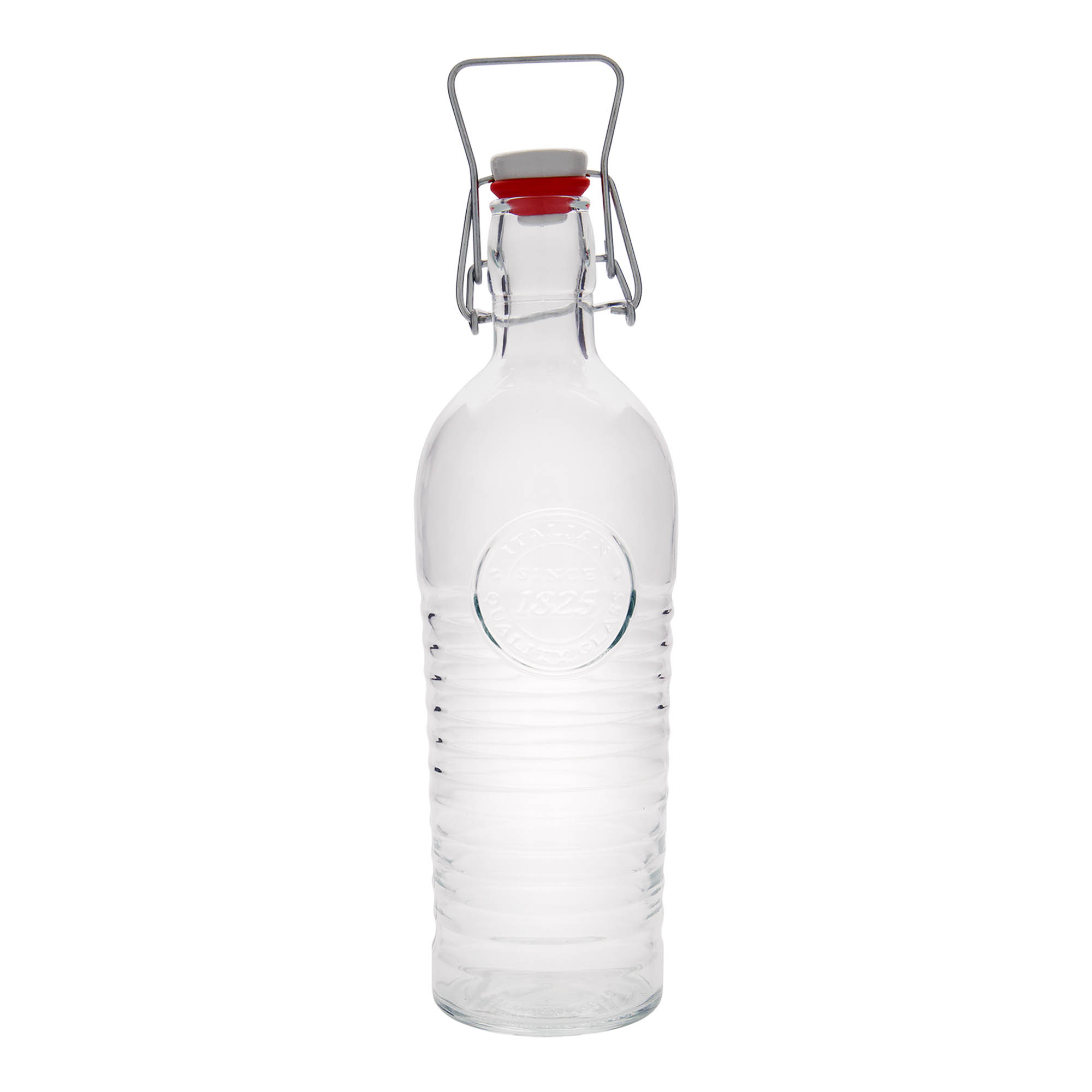 1.200 ml Glasflasche «Officina 1825», Mündung: Bügelverschluss