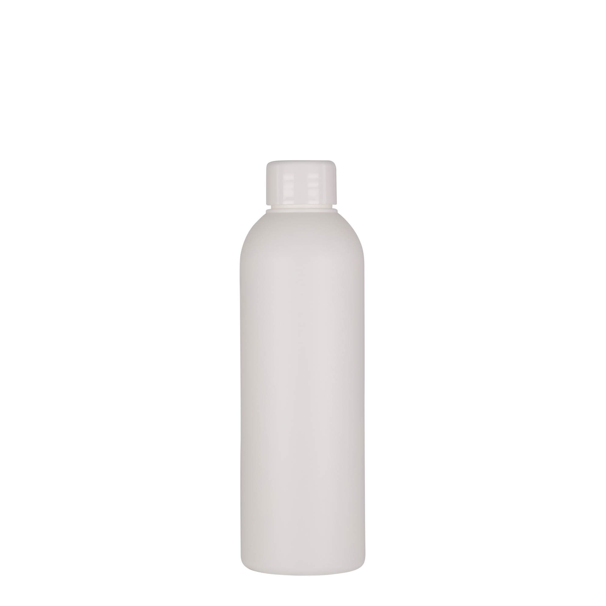 200 ml Kunststoffflasche 'Tuffy', HDPE, weiß, Mündung: 24/410