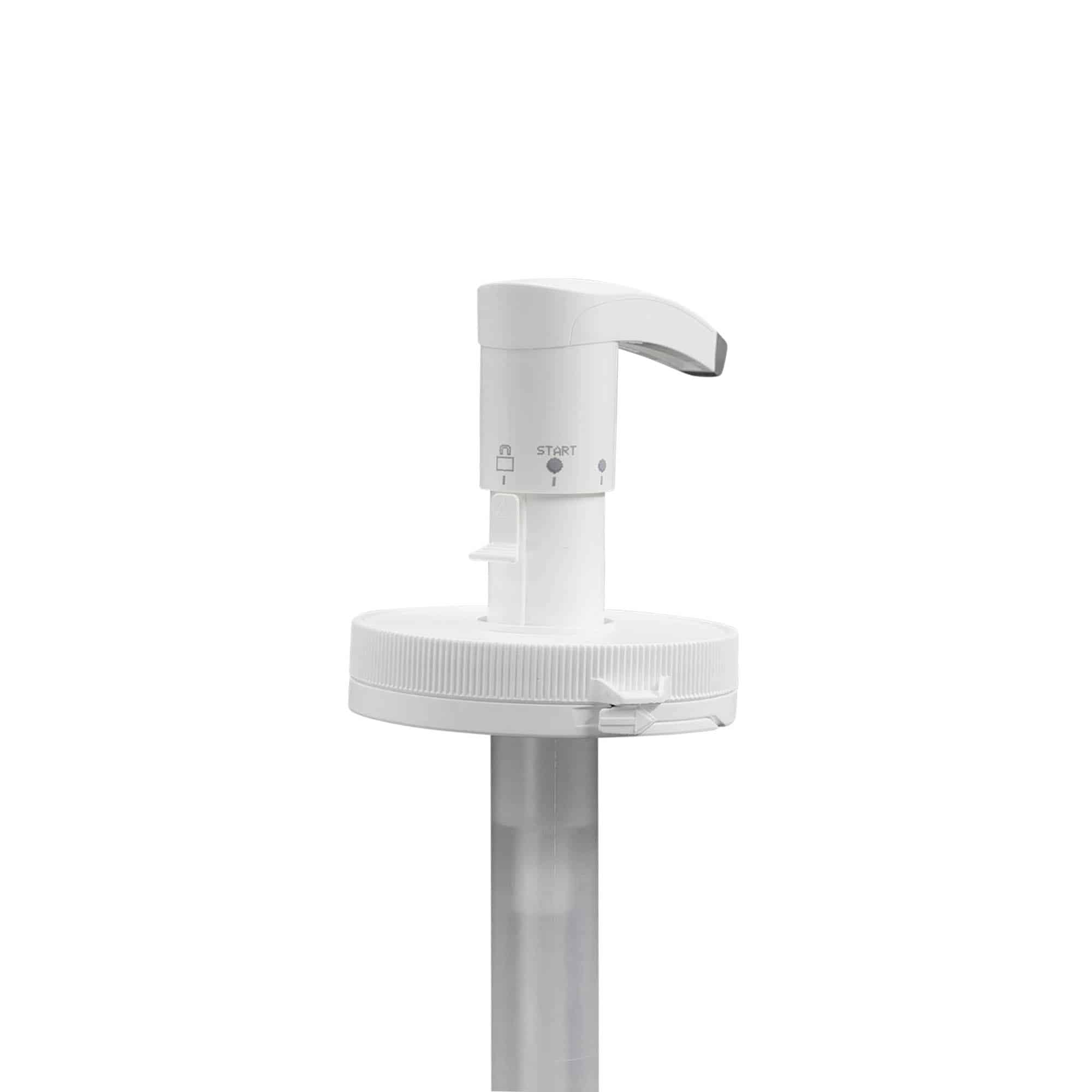 Dispenserpumpe für 655 ml 'Securibox', PE-Kunststoff, weiß, für Mündung: Schraubverschluss Dispenserpumpe für 655 ml 'Securibox', PE-Kunststoff, weiß, für Mündung: Schraubverschluss