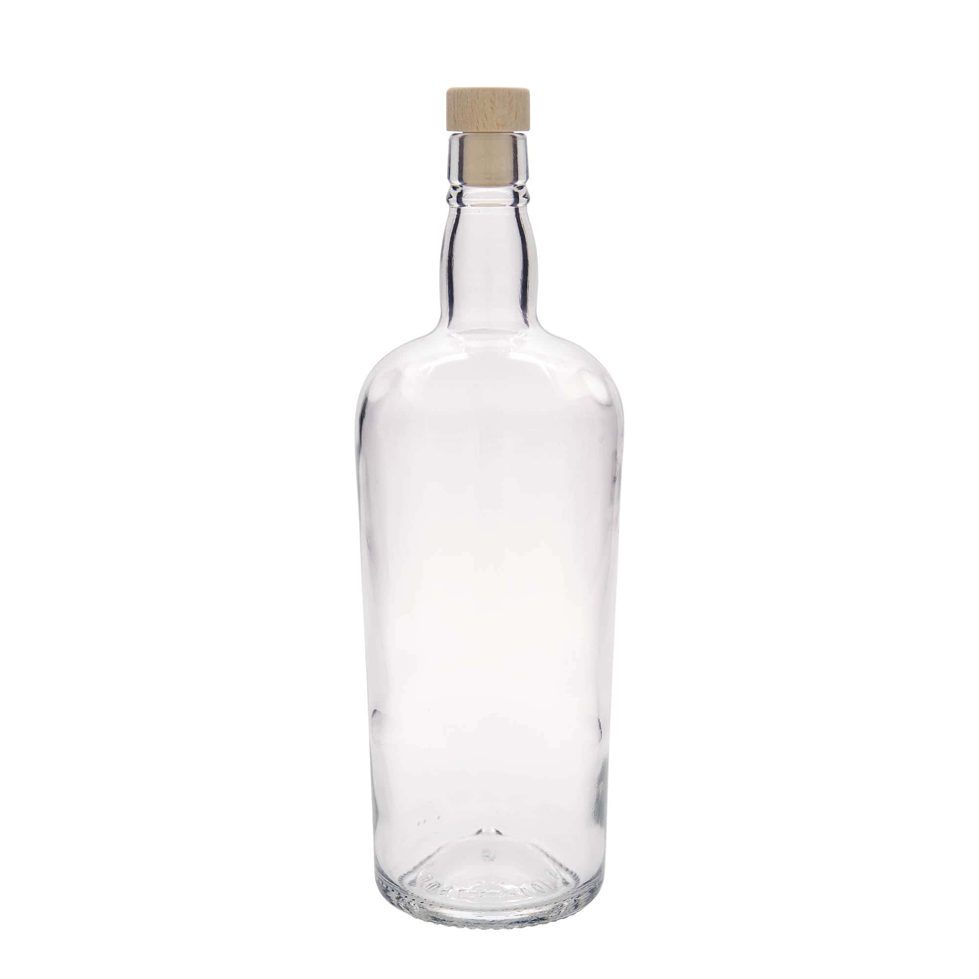 1000 ml Glasflasche «Edinburgh», Mündung: Kork
